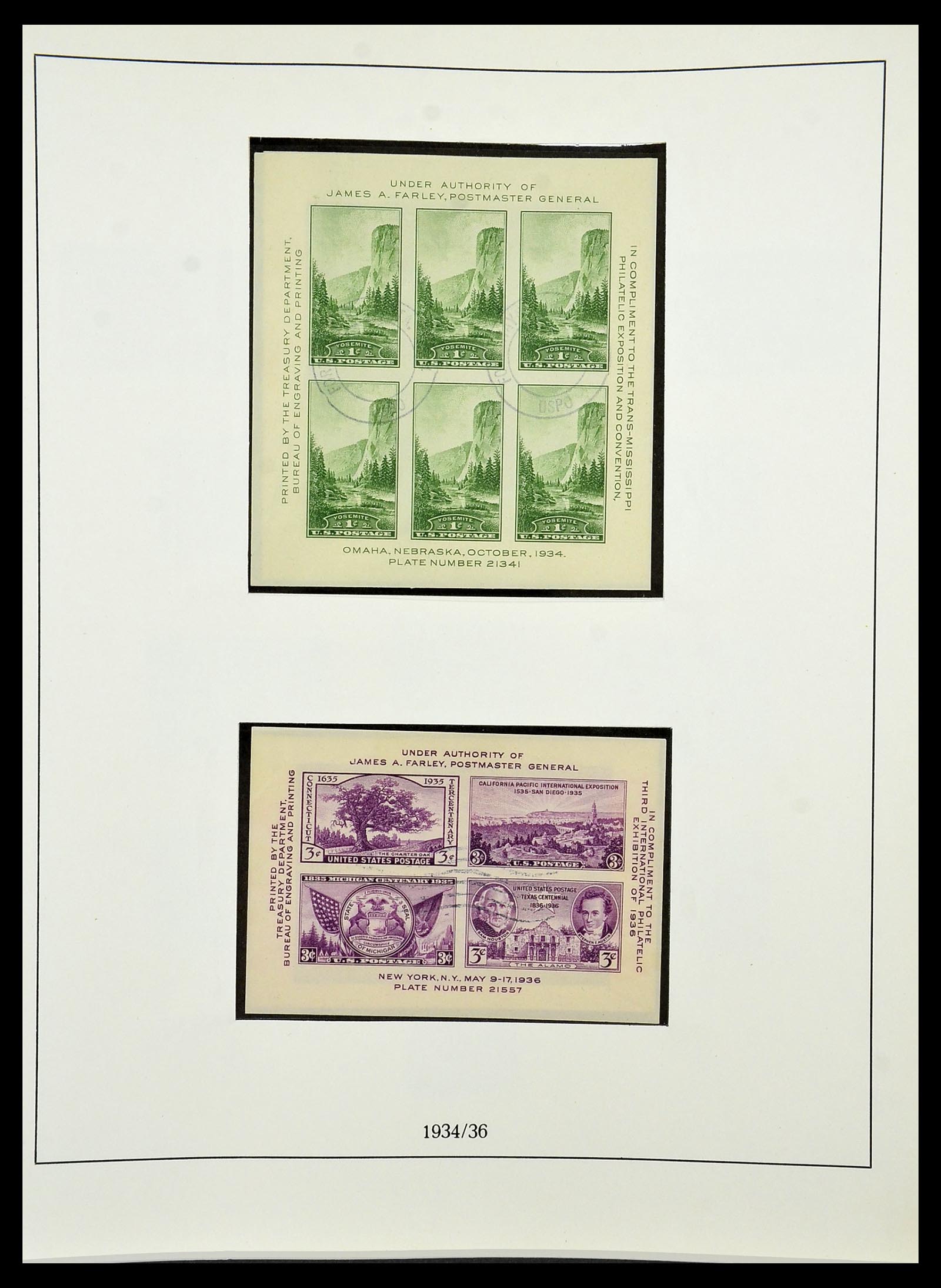 34224 046 - Postzegelverzameling 34224 USA 1861-1977.