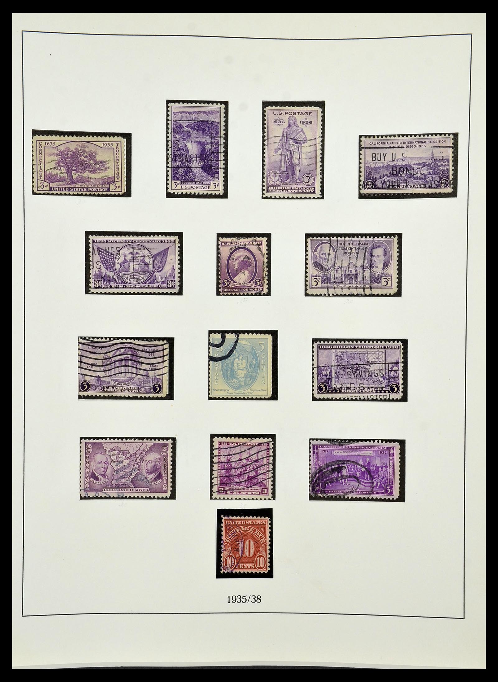 34224 047 - Postzegelverzameling 34224 USA 1861-1977.