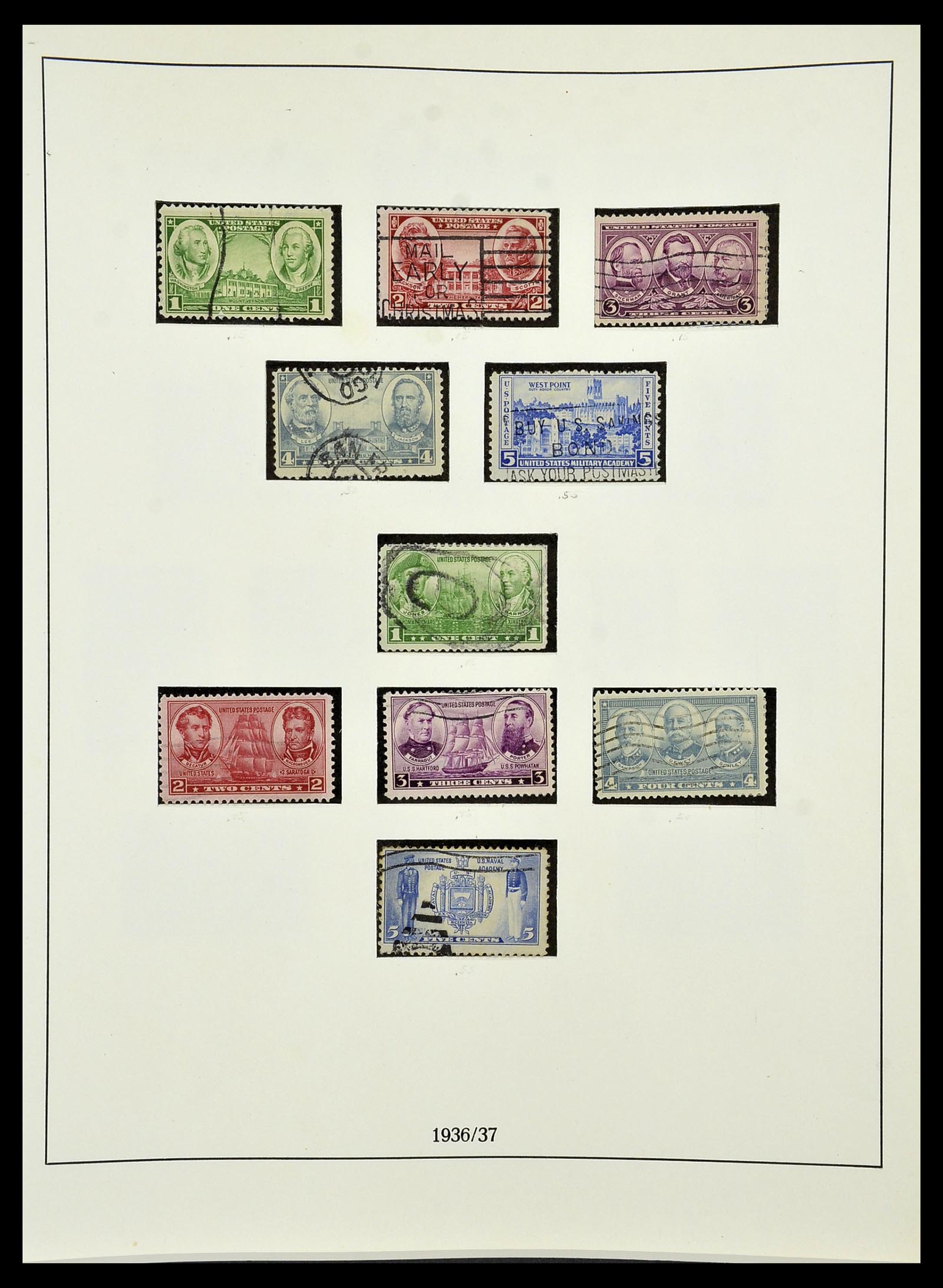 34224 049 - Postzegelverzameling 34224 USA 1861-1977.