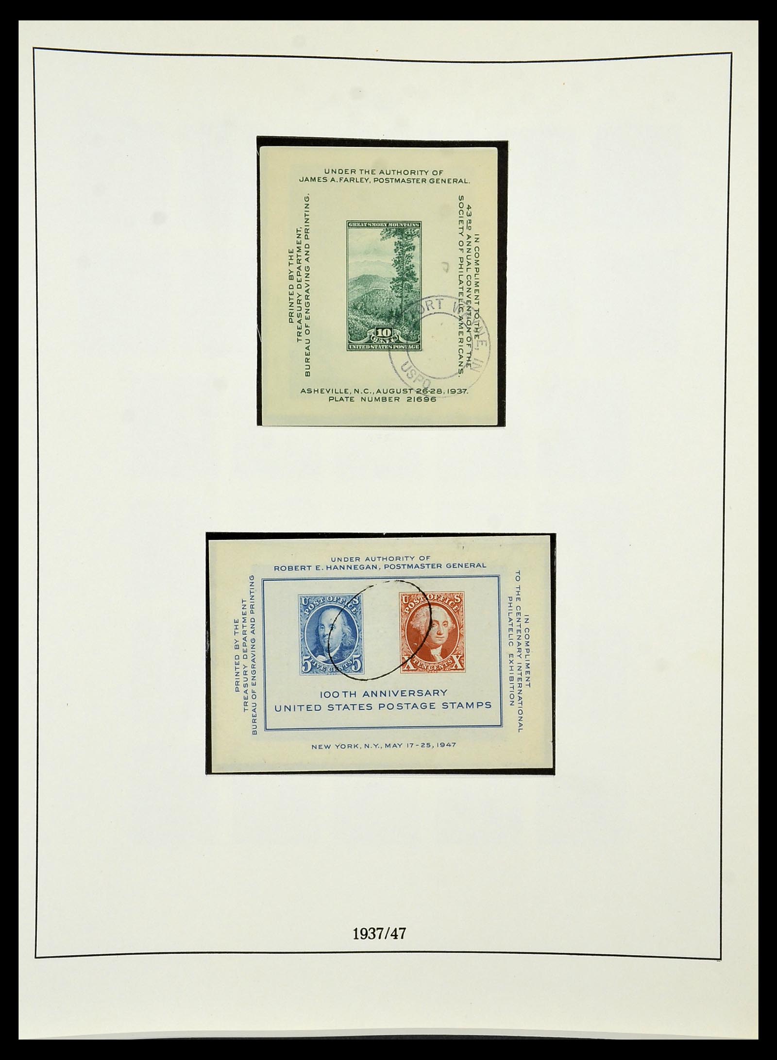 34224 051 - Stamp collection 34224 USA 1861-1977.