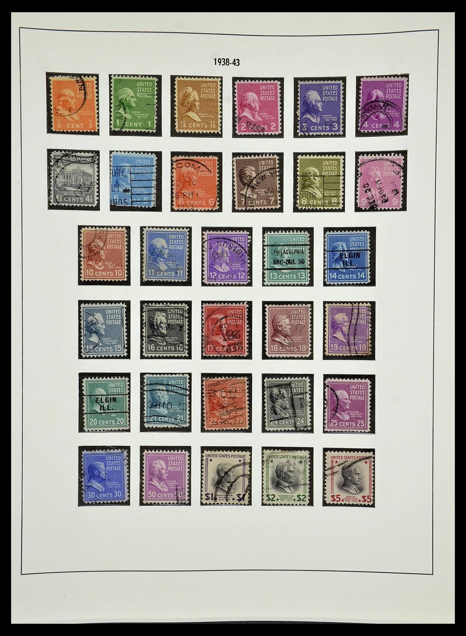 34224 052 - Stamp collection 34224 USA 1861-1977.