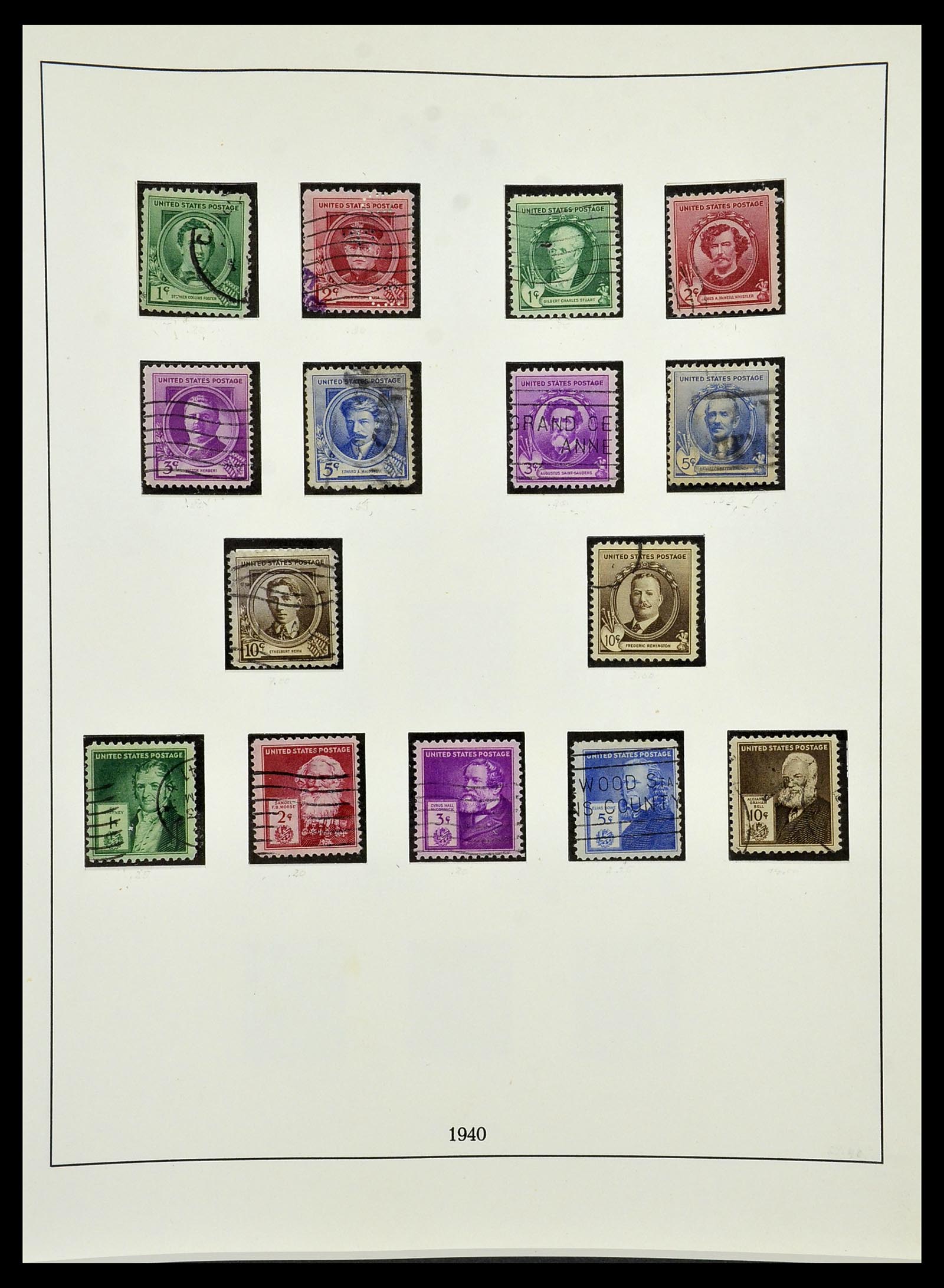 34224 055 - Stamp collection 34224 USA 1861-1977.