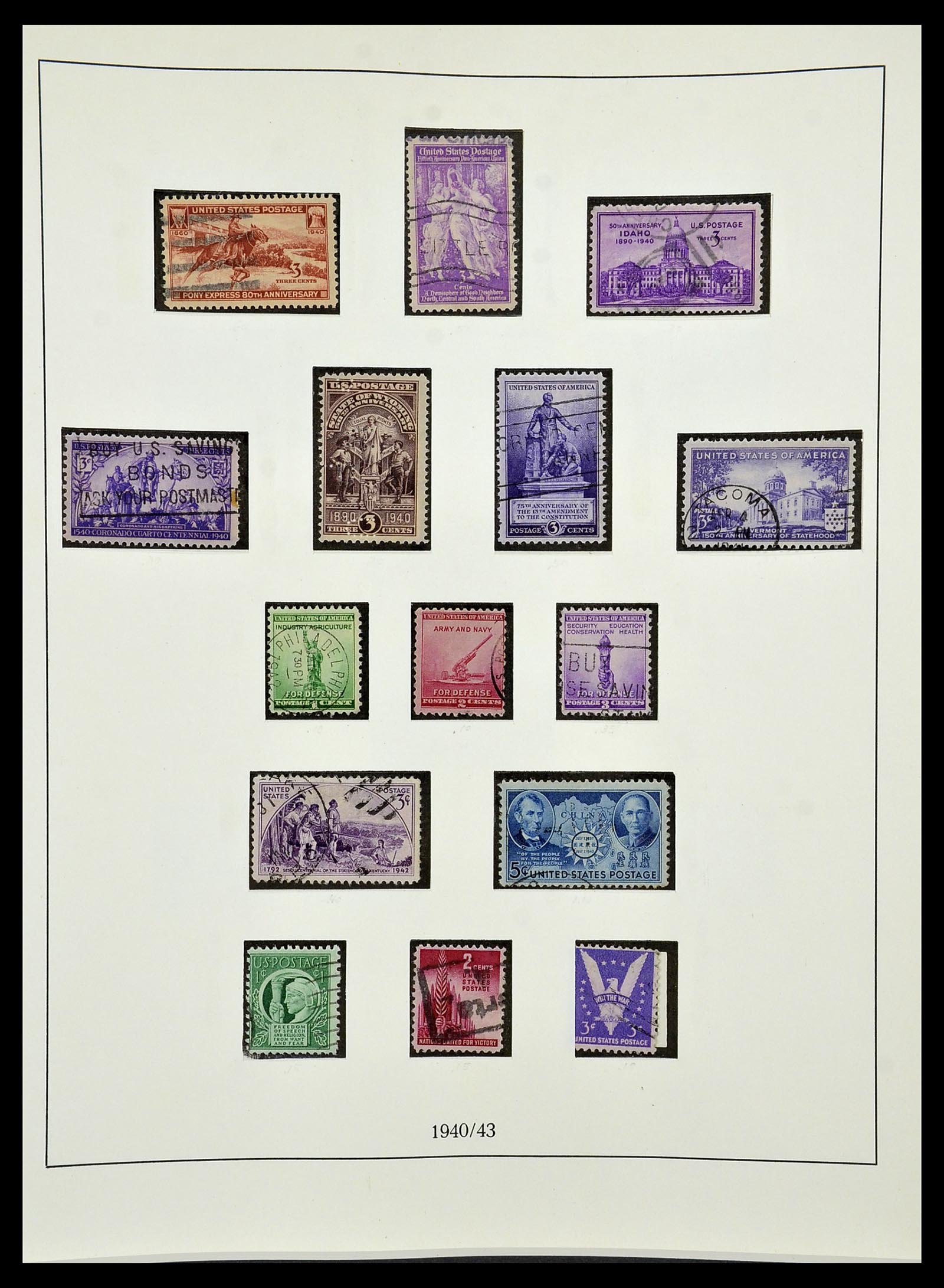 34224 056 - Postzegelverzameling 34224 USA 1861-1977.