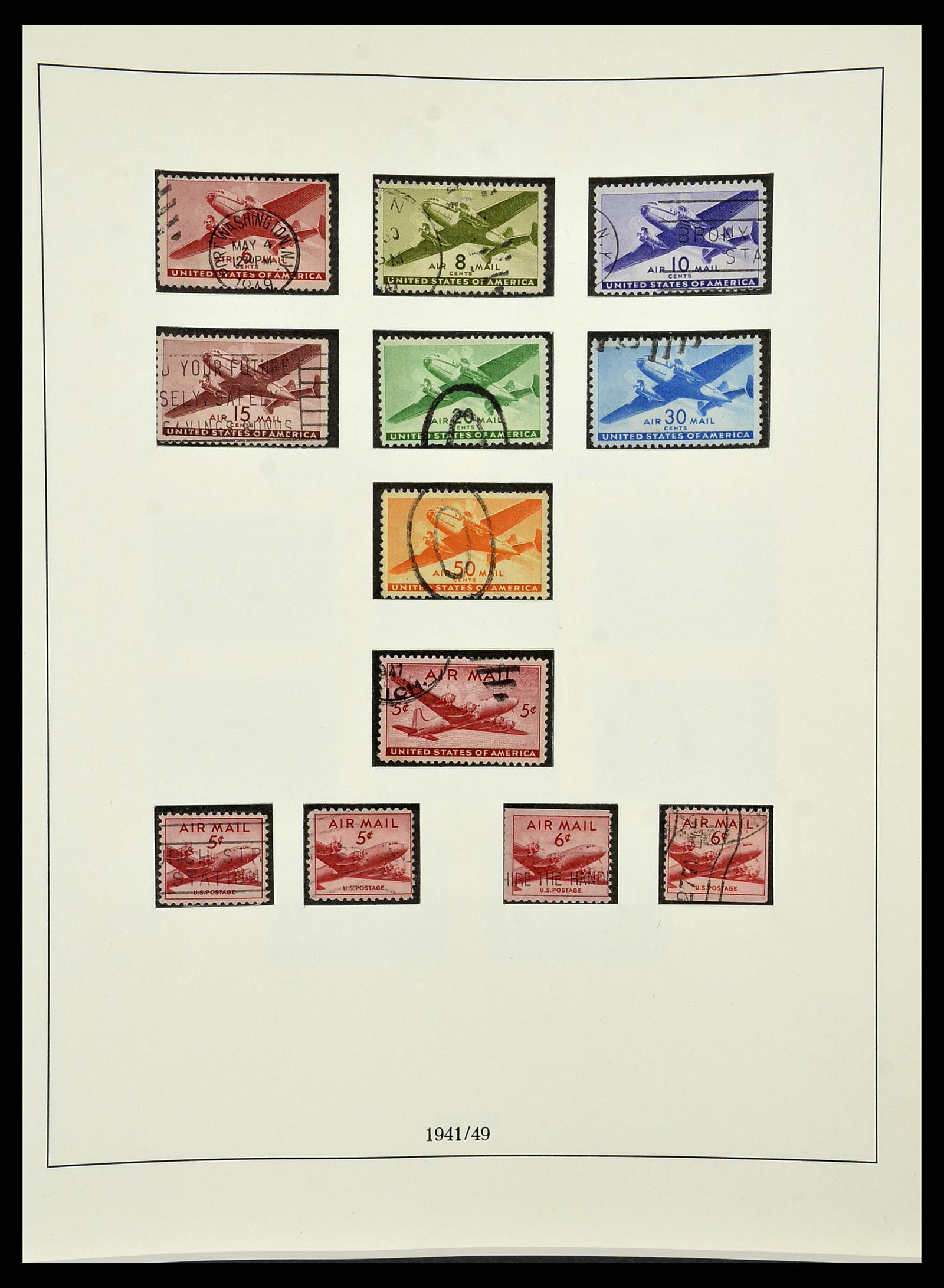 34224 057 - Stamp collection 34224 USA 1861-1977.