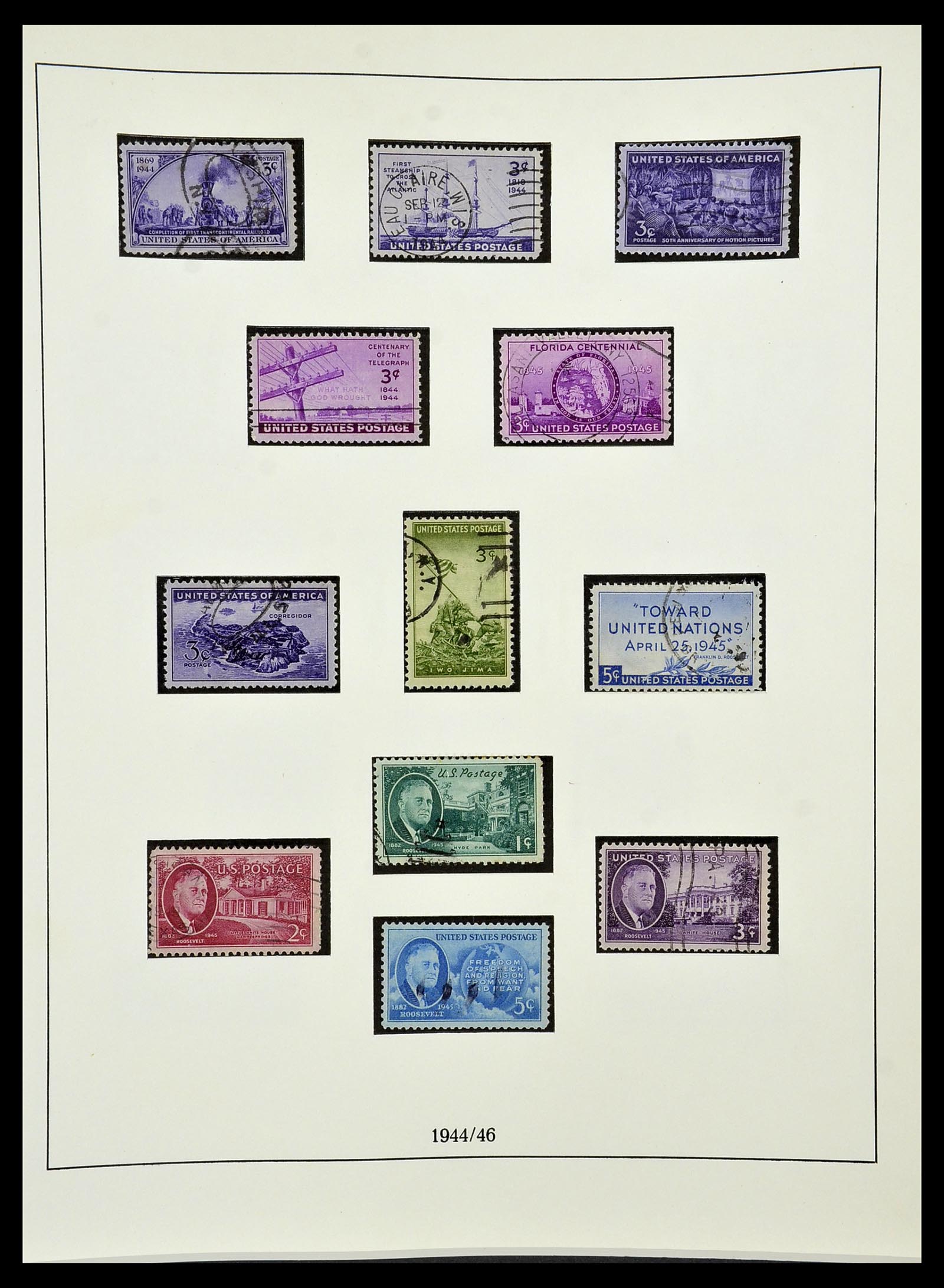 34224 059 - Postzegelverzameling 34224 USA 1861-1977.