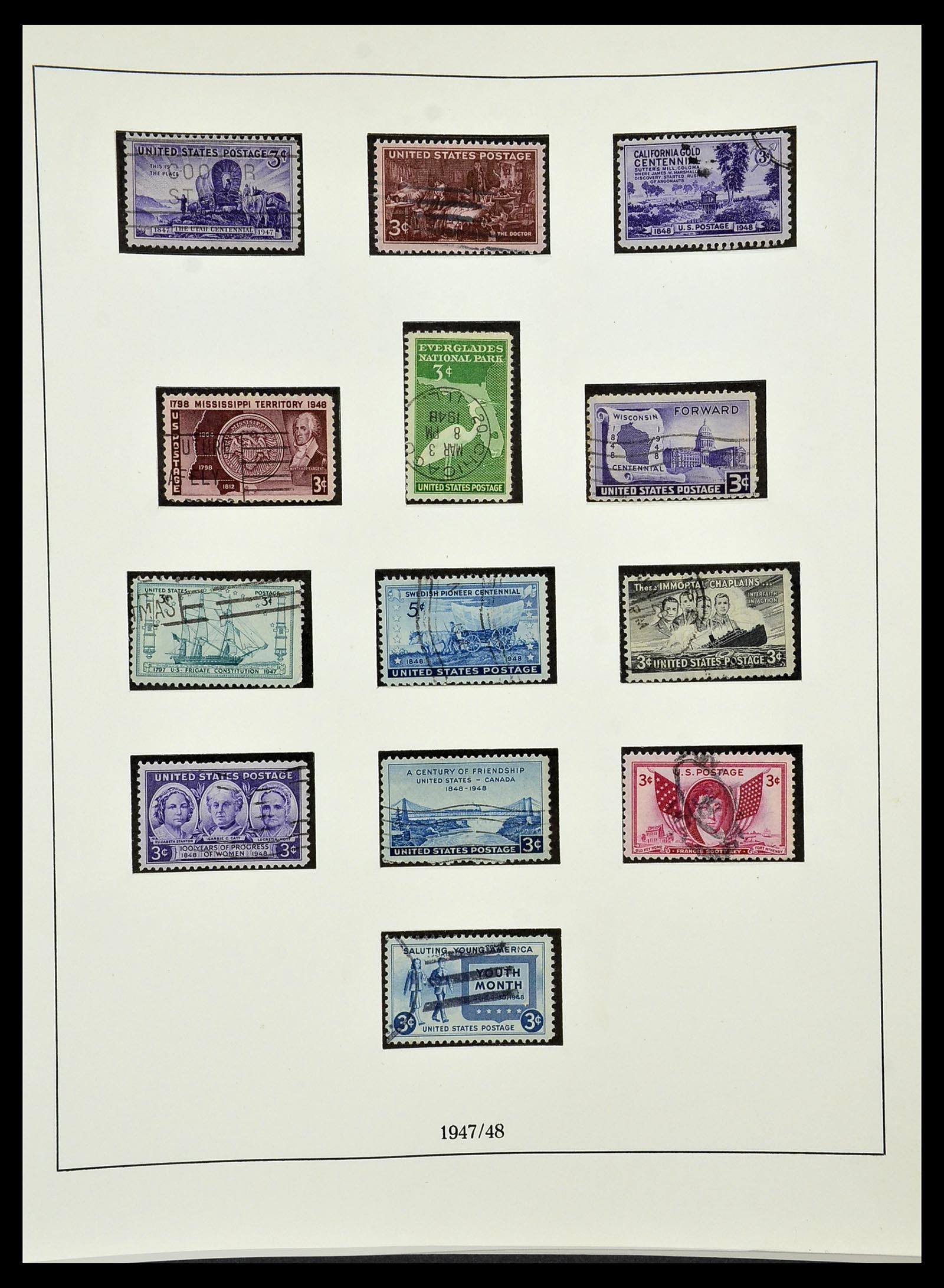 34224 061 - Stamp collection 34224 USA 1861-1977.