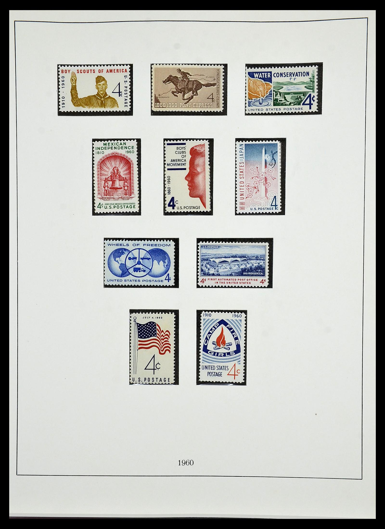 34224 080 - Stamp collection 34224 USA 1861-1977.