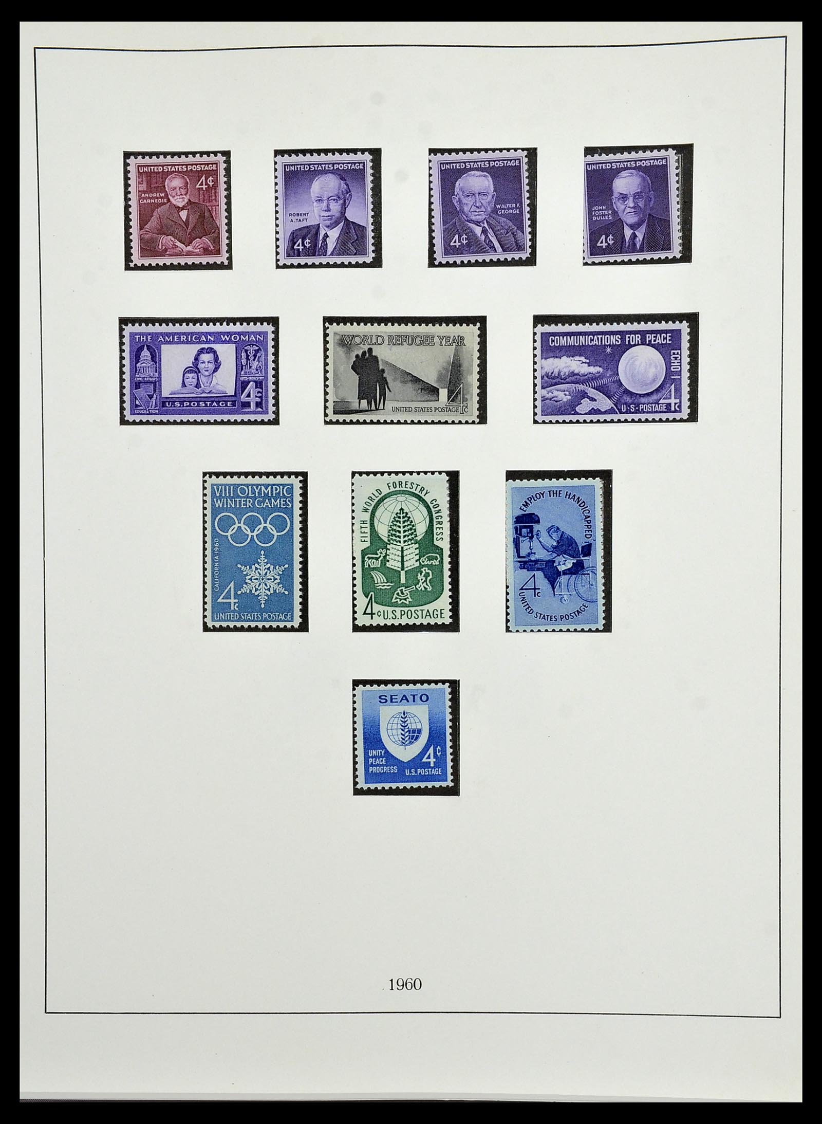 34224 081 - Stamp collection 34224 USA 1861-1977.