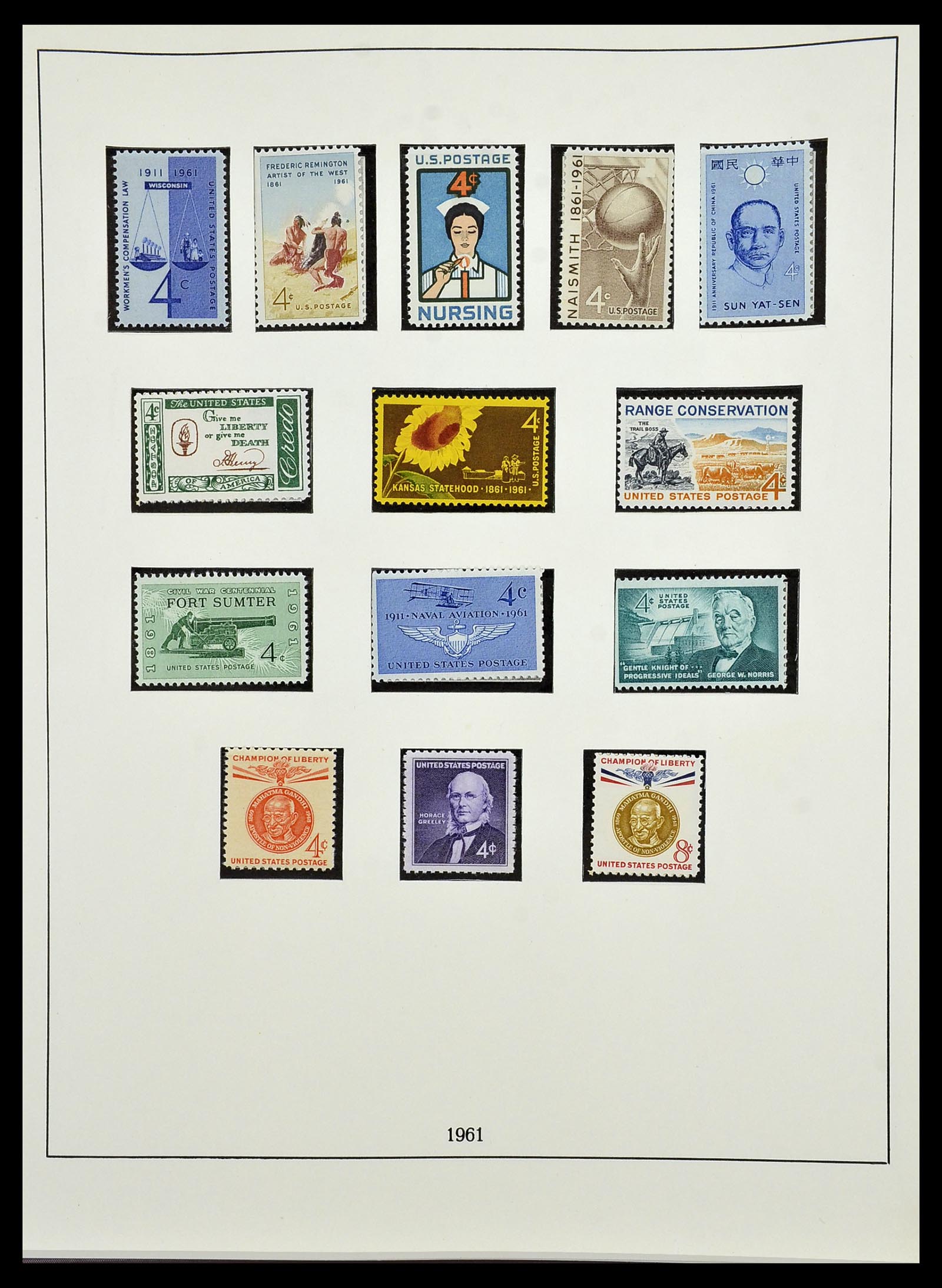 34224 083 - Stamp collection 34224 USA 1861-1977.