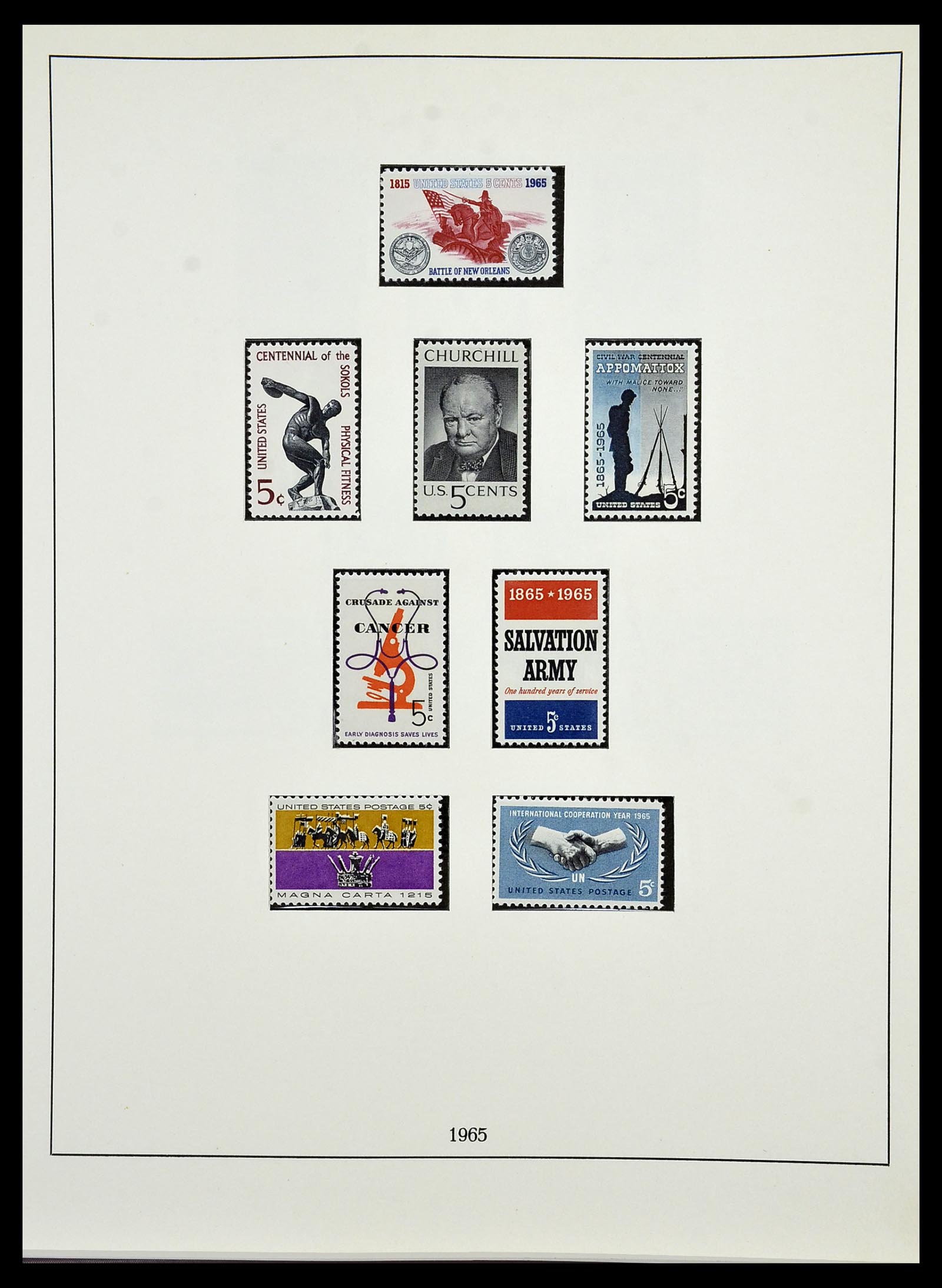 34224 091 - Postzegelverzameling 34224 USA 1861-1977.
