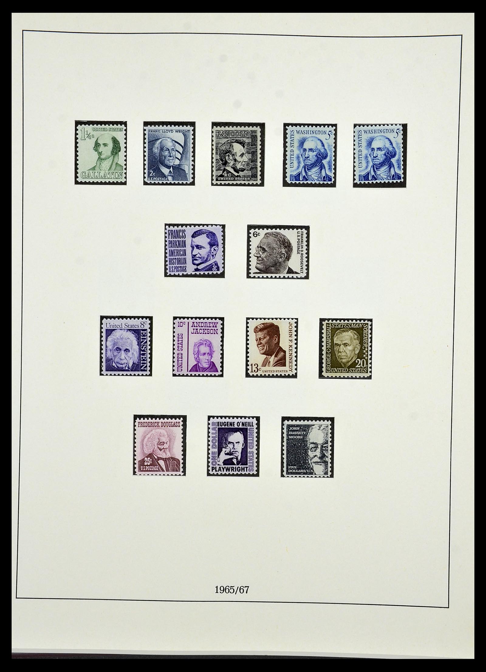 34224 093 - Stamp collection 34224 USA 1861-1977.
