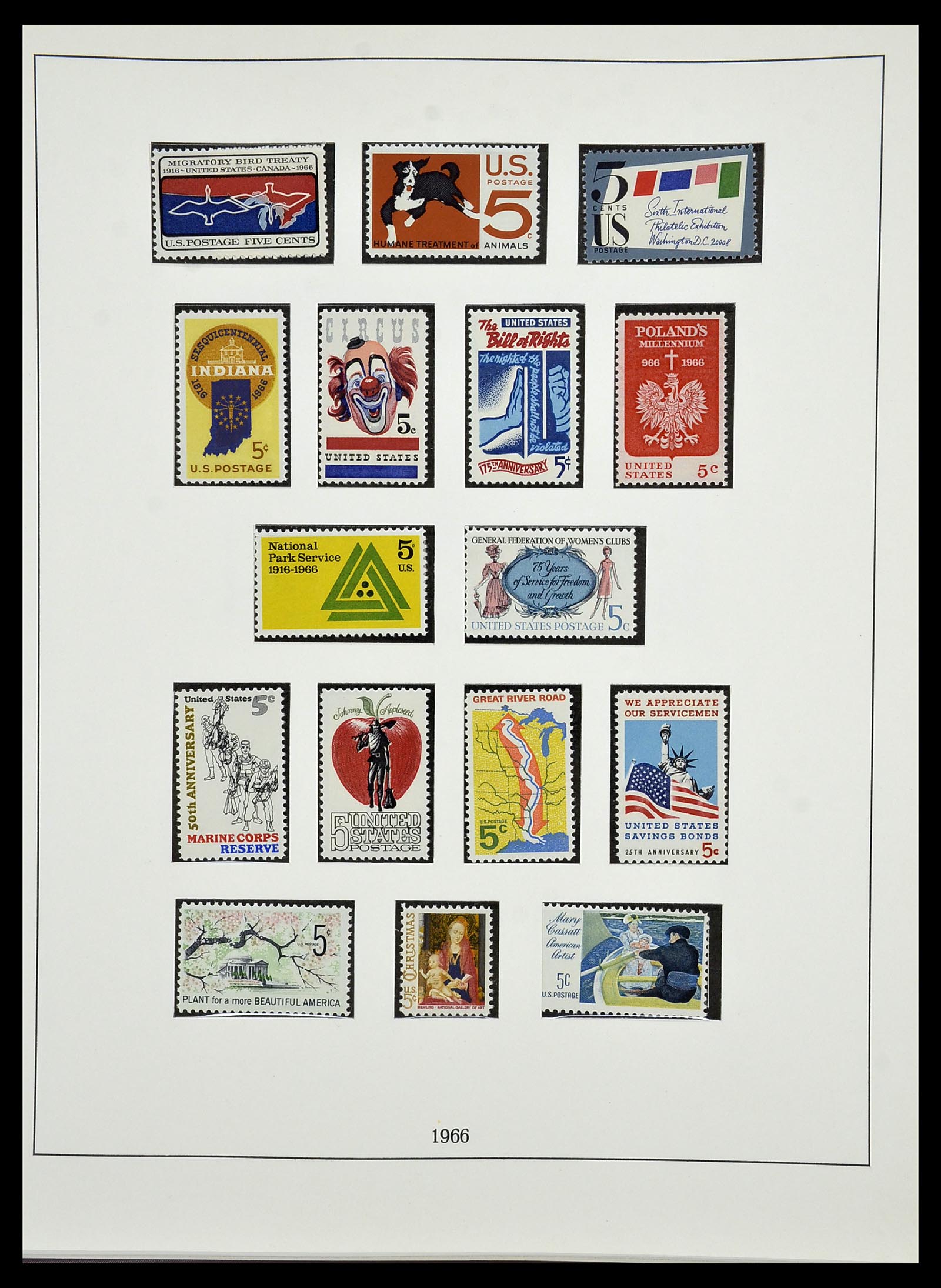 34224 095 - Stamp collection 34224 USA 1861-1977.