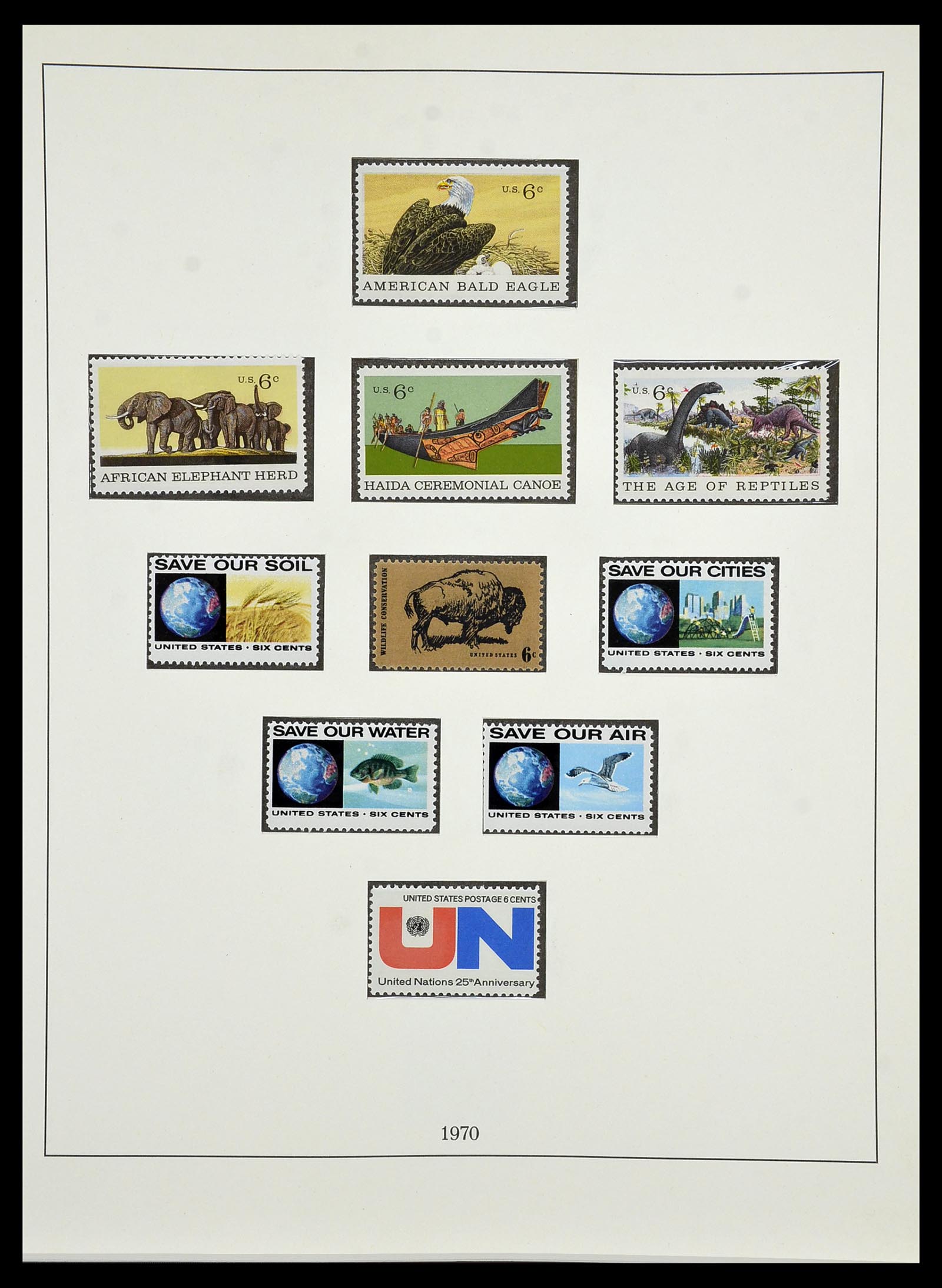 34224 108 - Stamp collection 34224 USA 1861-1977.