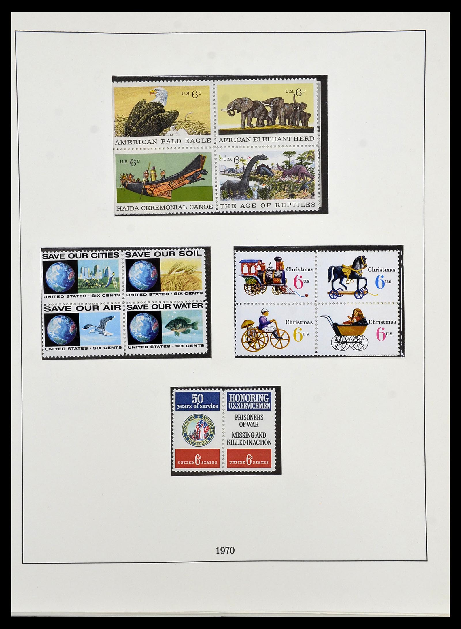 34224 110 - Stamp collection 34224 USA 1861-1977.