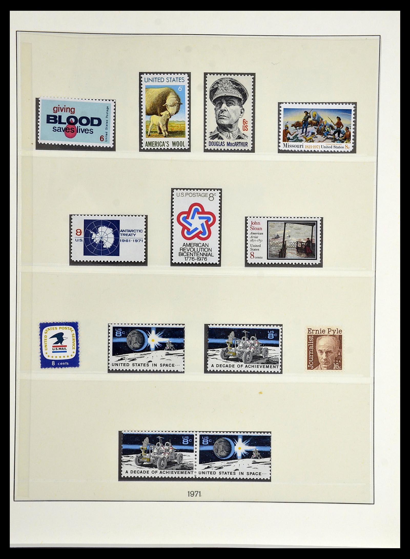 34224 111 - Stamp collection 34224 USA 1861-1977.
