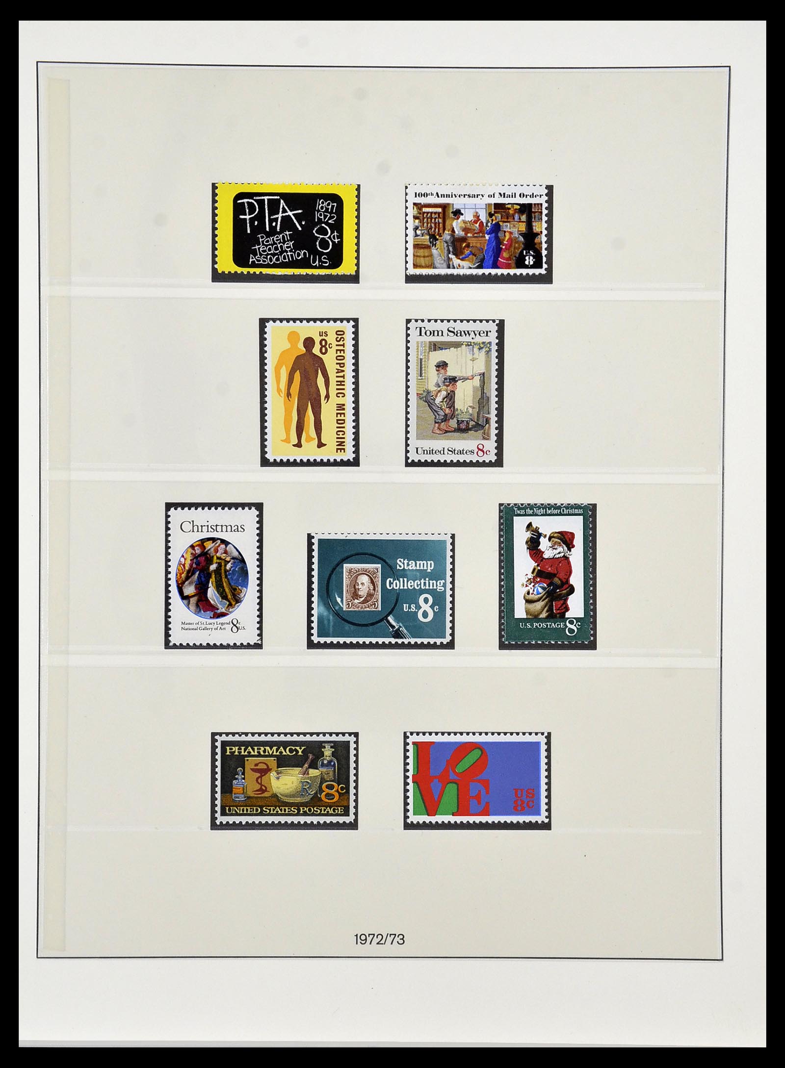 34224 117 - Stamp collection 34224 USA 1861-1977.