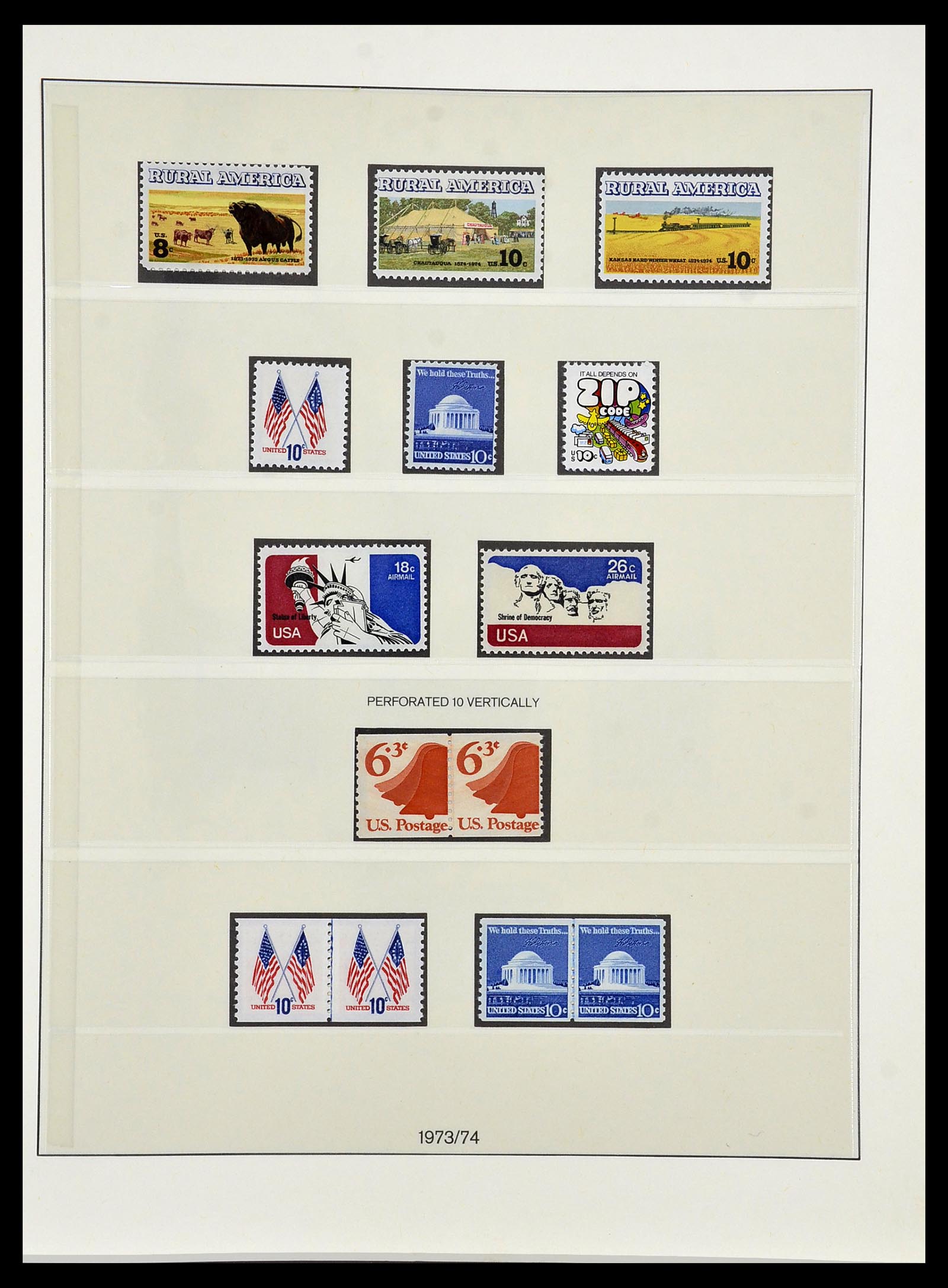 34224 123 - Stamp collection 34224 USA 1861-1977.