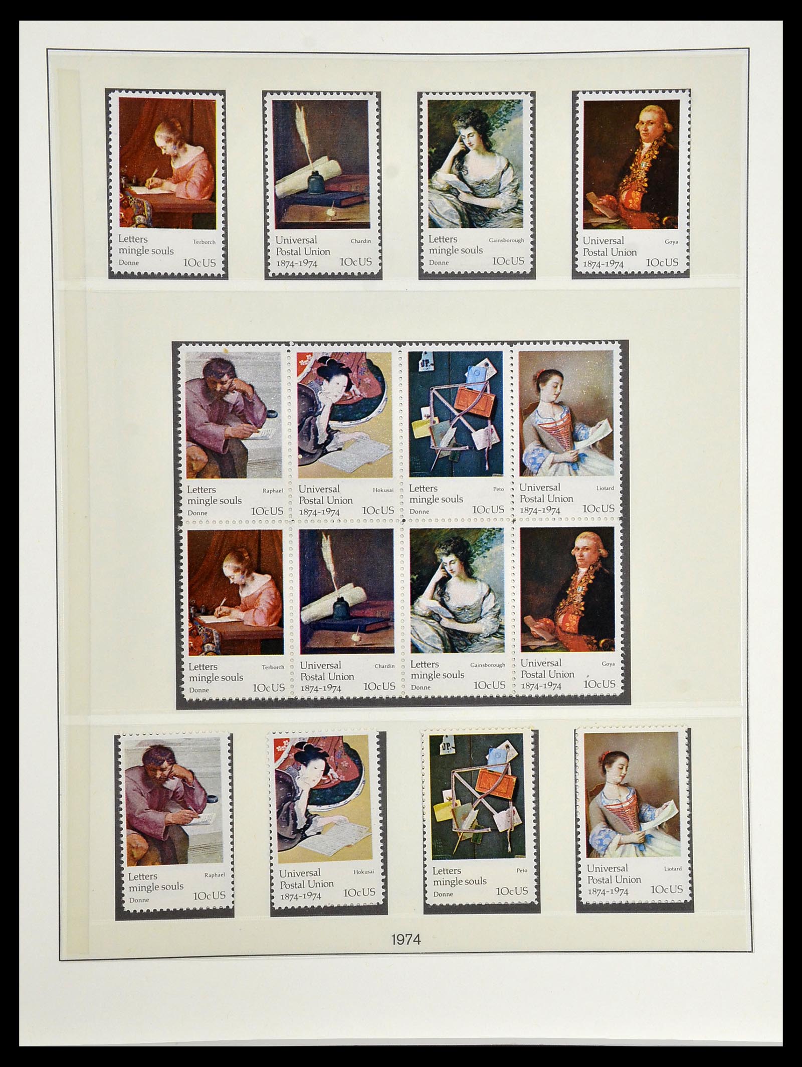 34224 125 - Stamp collection 34224 USA 1861-1977.