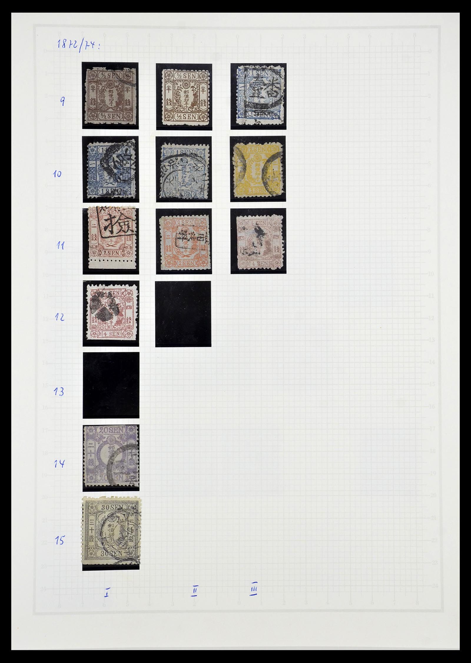34226 002 - Postzegelverzameling 34226 Japan 1871-1998.