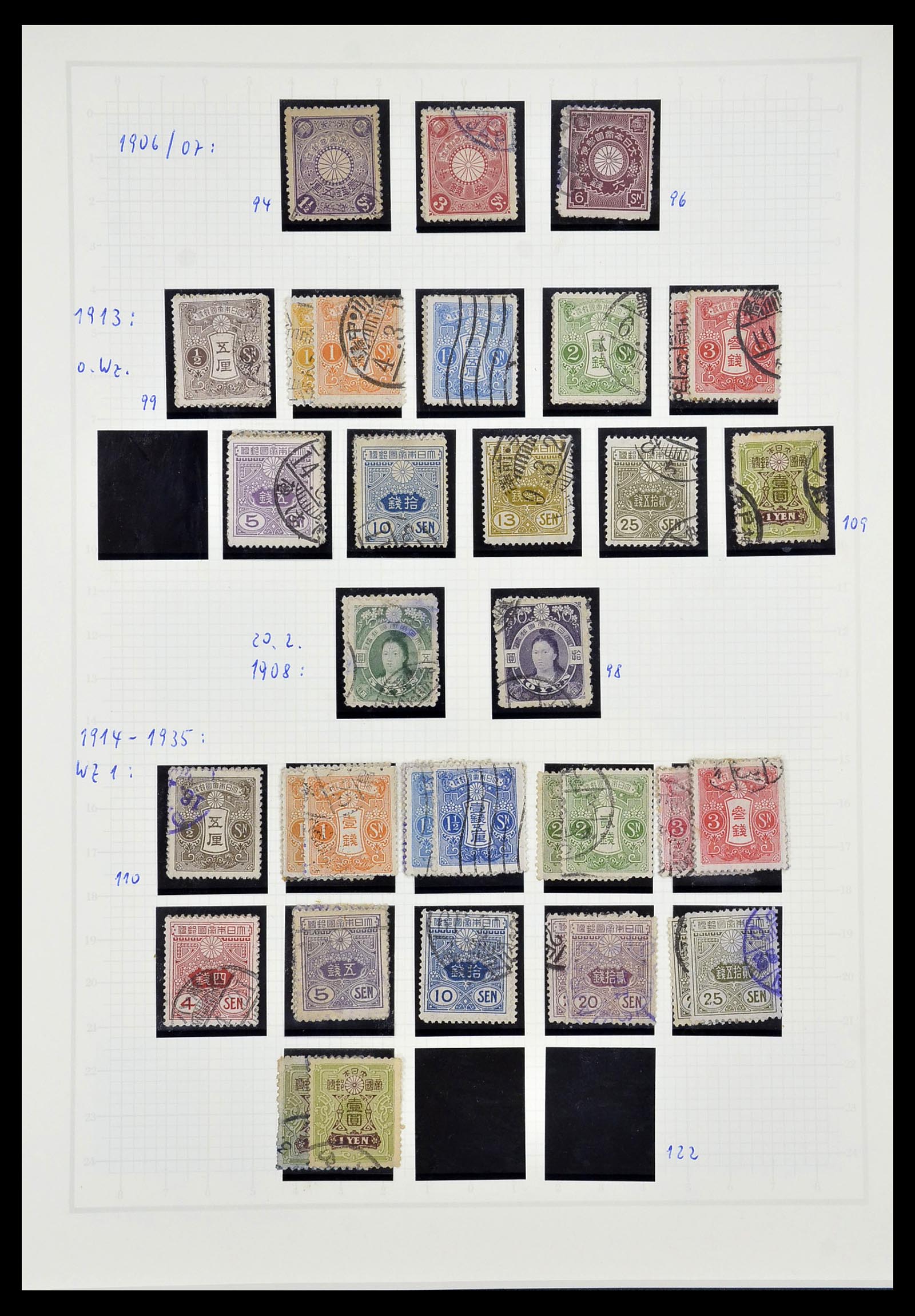 34226 008 - Postzegelverzameling 34226 Japan 1871-1998.