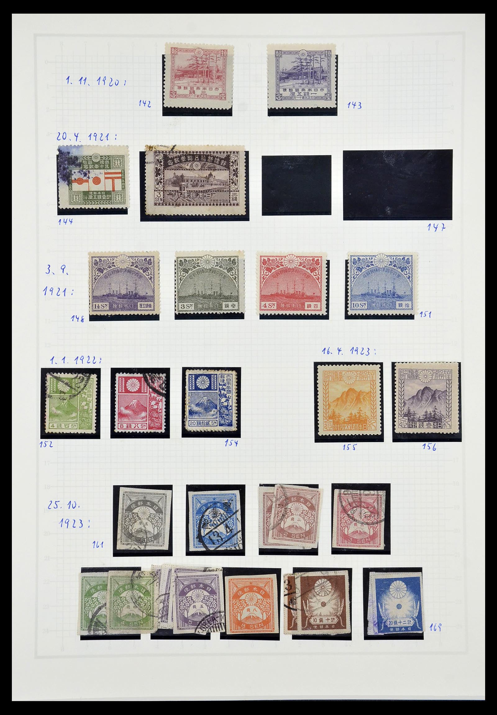 34226 011 - Postzegelverzameling 34226 Japan 1871-1998.