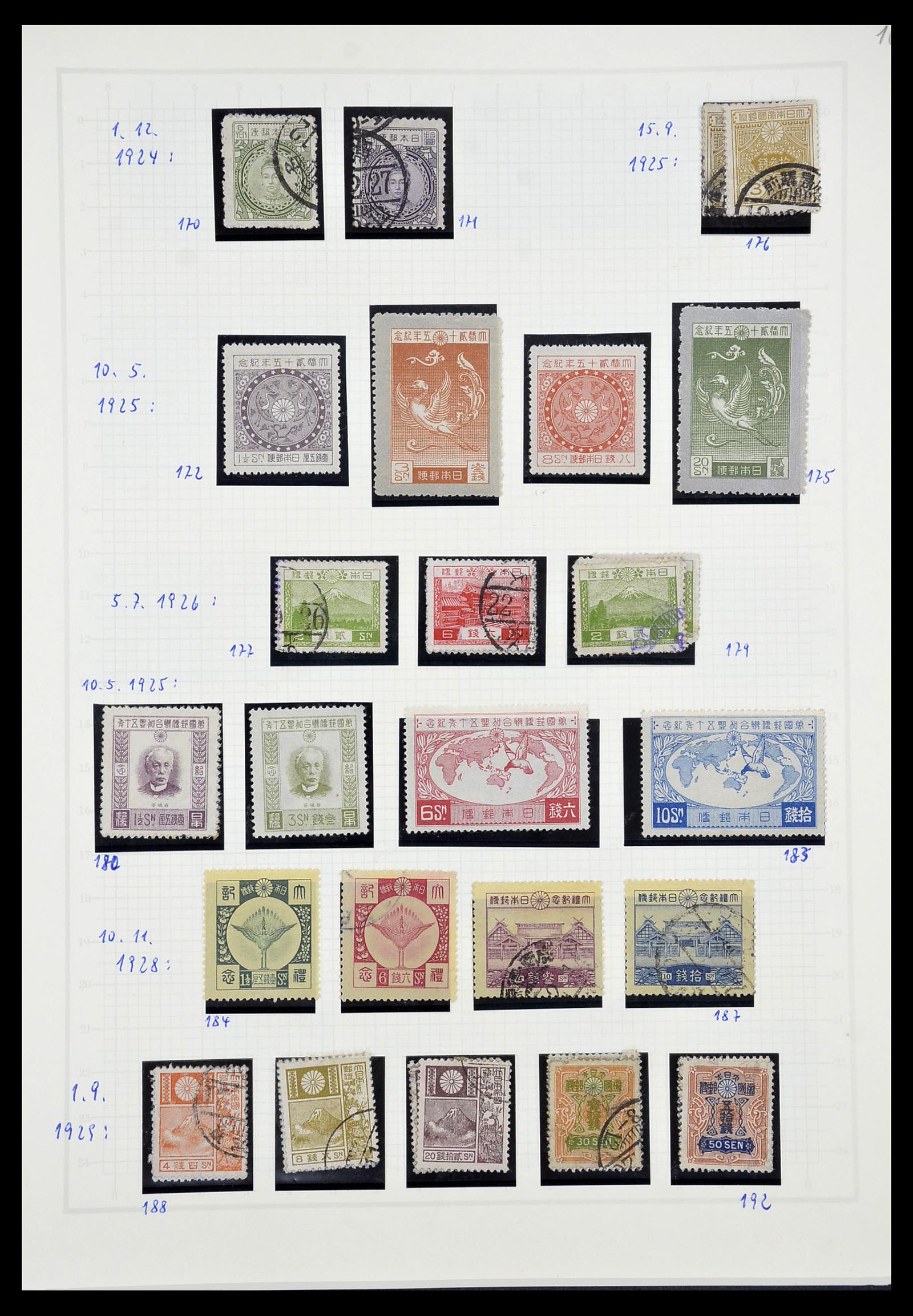 34226 012 - Stamp collection 34226 Japan 1871-1998.