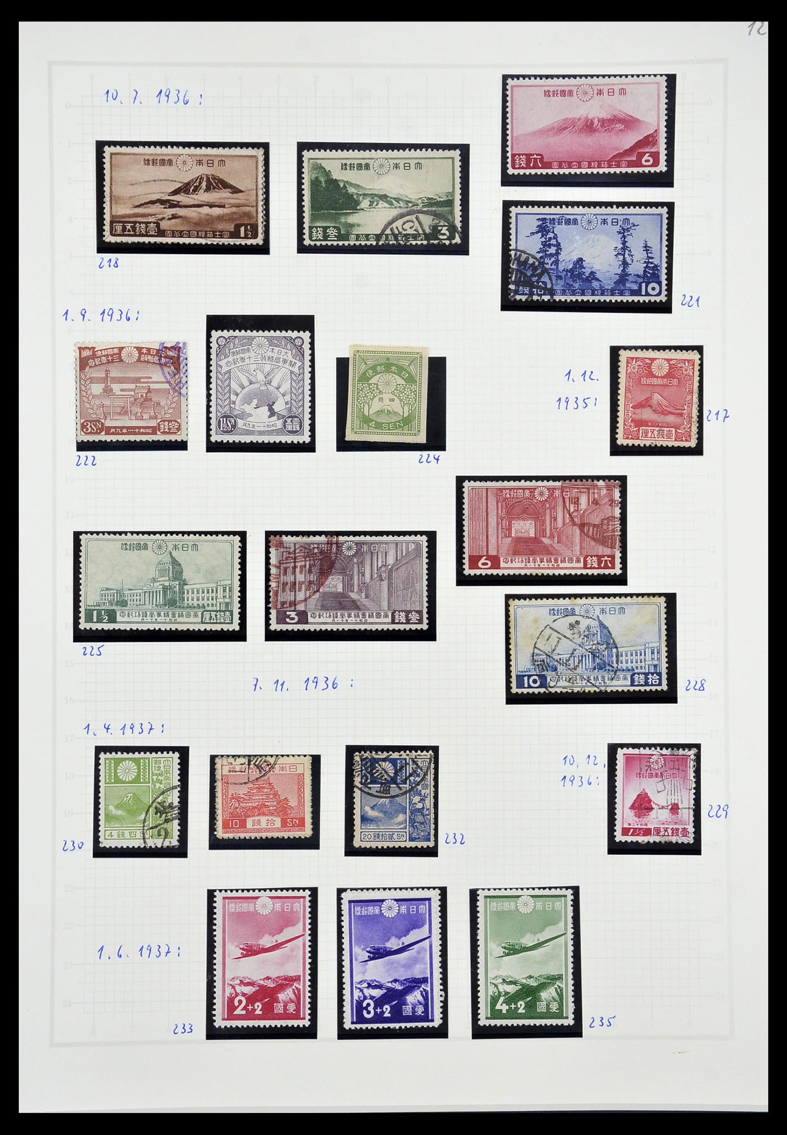 34226 015 - Postzegelverzameling 34226 Japan 1871-1998.