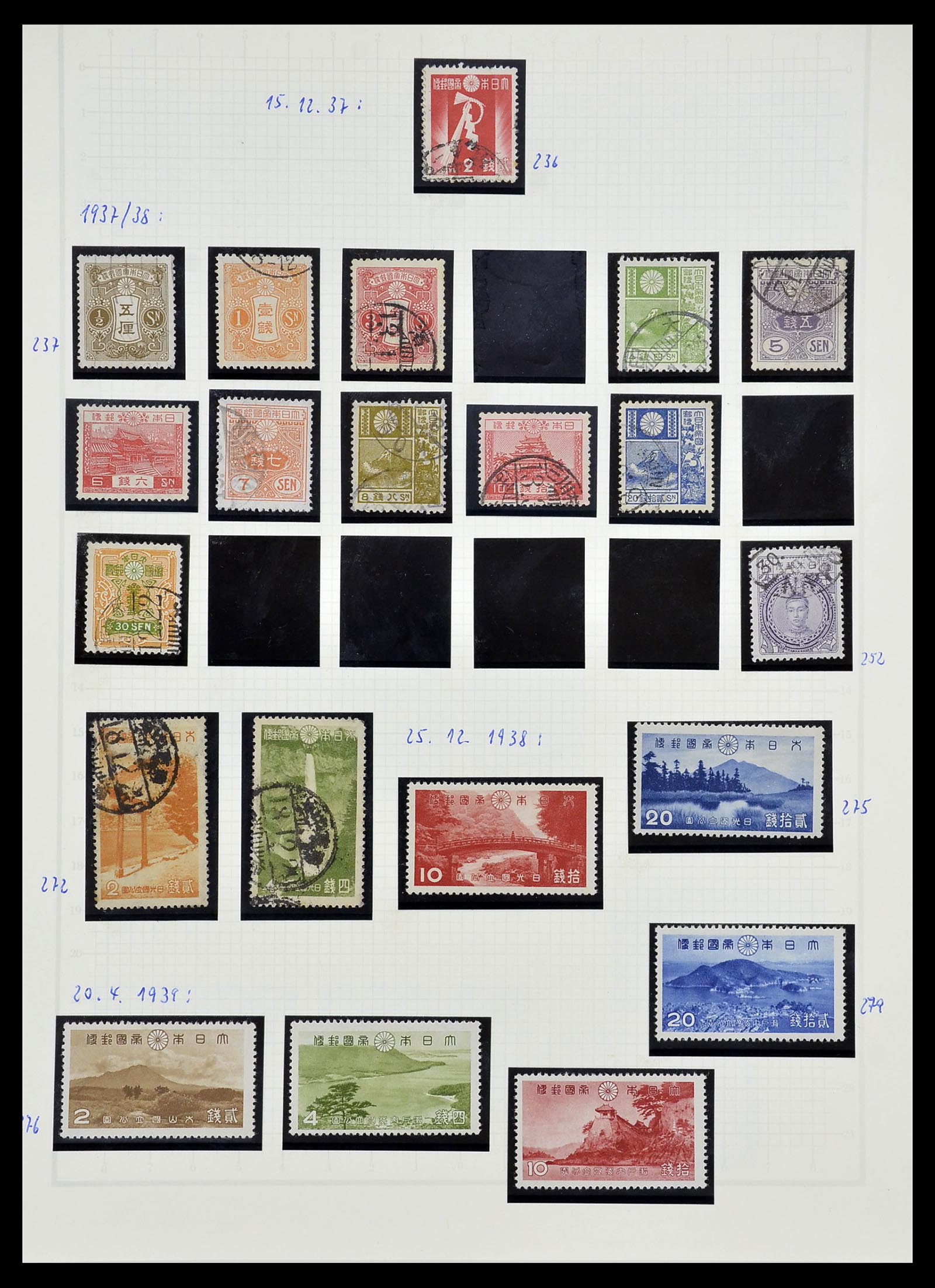 34226 017 - Postzegelverzameling 34226 Japan 1871-1998.