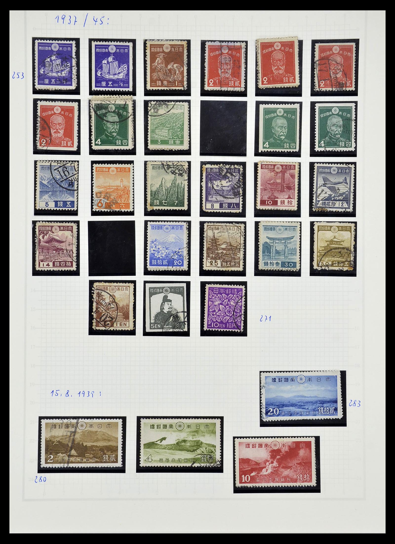 34226 018 - Postzegelverzameling 34226 Japan 1871-1998.
