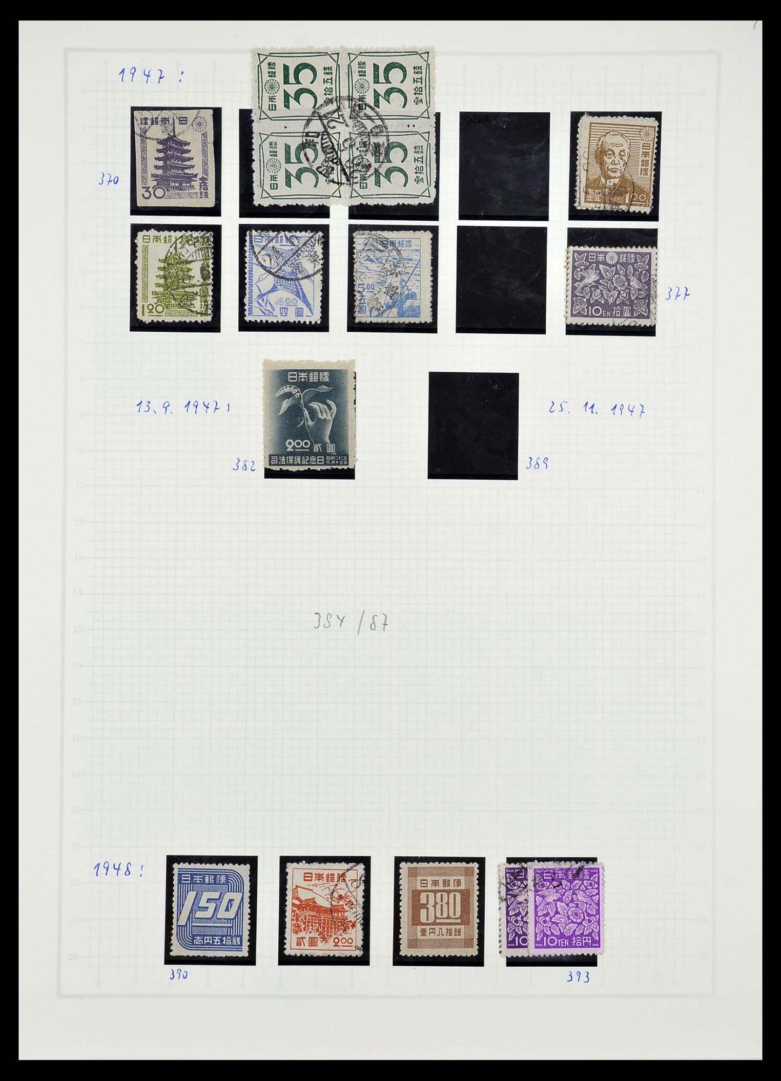 34226 023 - Postzegelverzameling 34226 Japan 1871-1998.