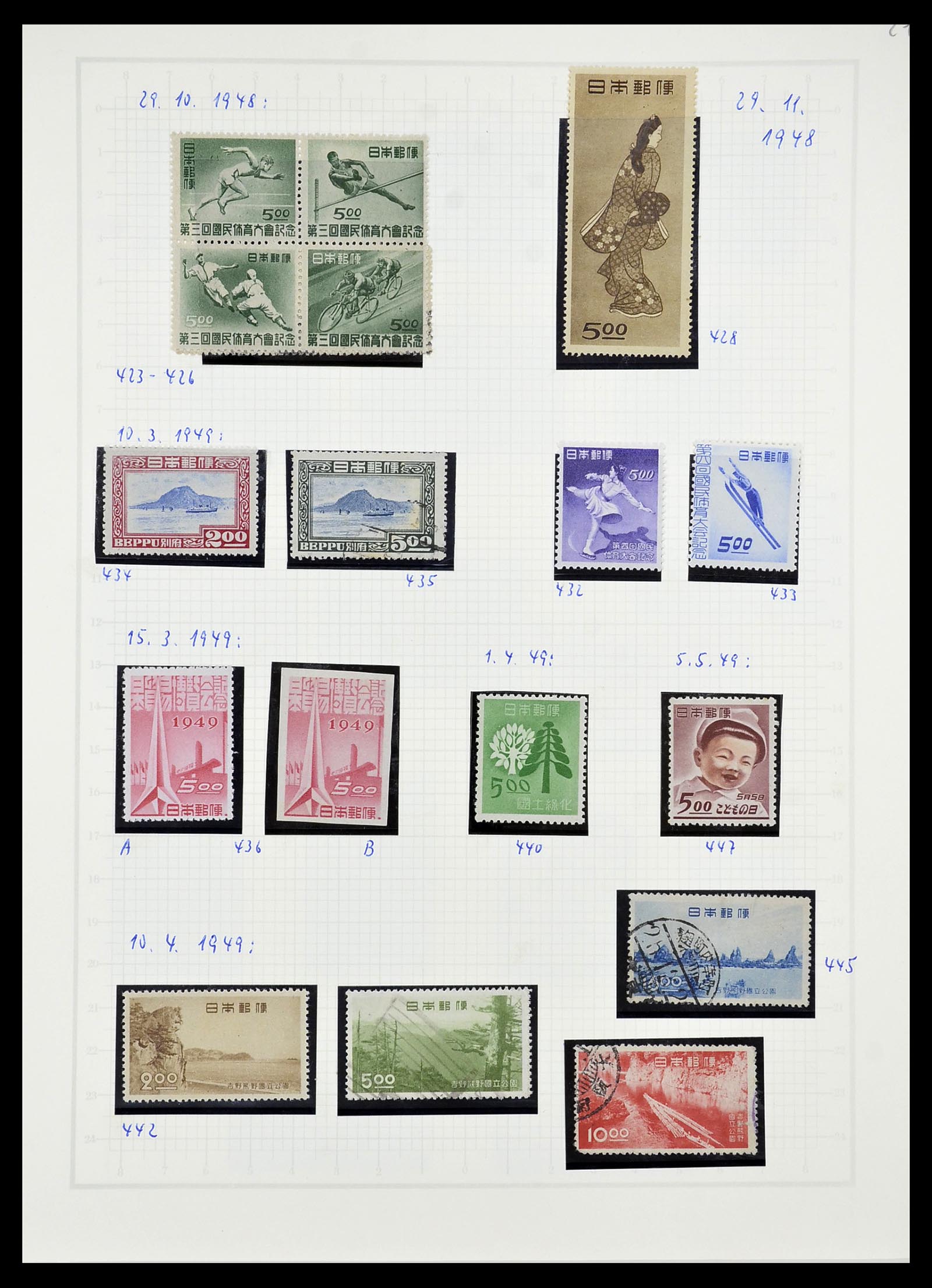 34226 025 - Postzegelverzameling 34226 Japan 1871-1998.