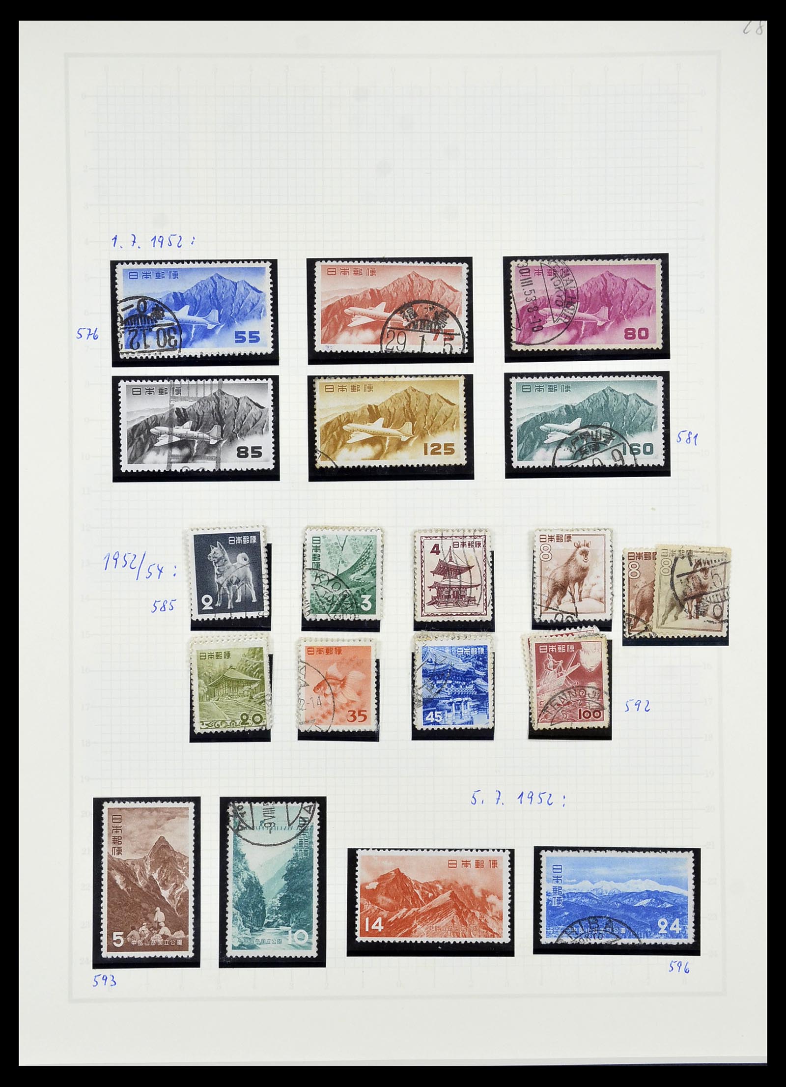34226 032 - Stamp collection 34226 Japan 1871-1998.
