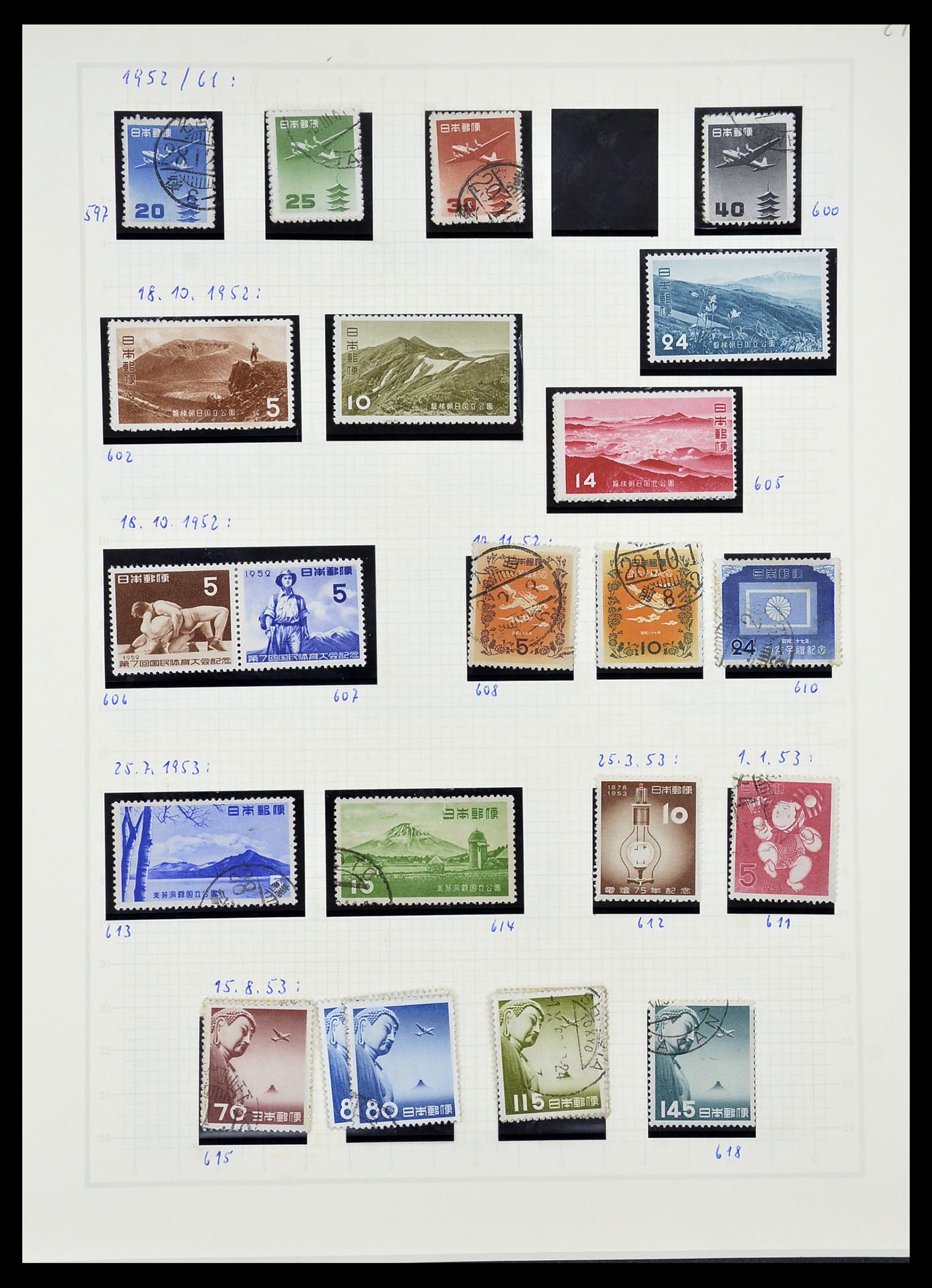 34226 033 - Postzegelverzameling 34226 Japan 1871-1998.