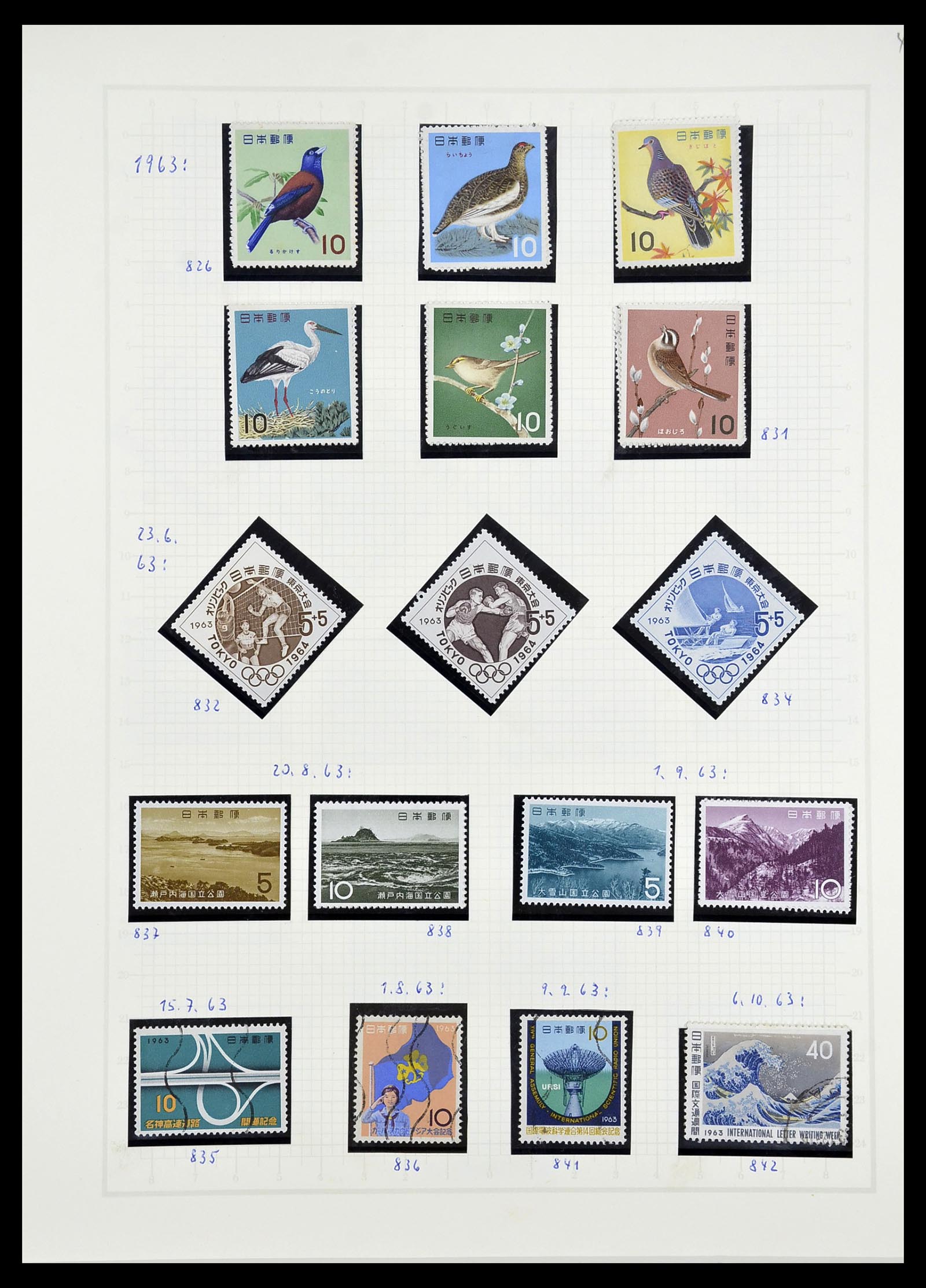 34226 054 - Stamp collection 34226 Japan 1871-1998.