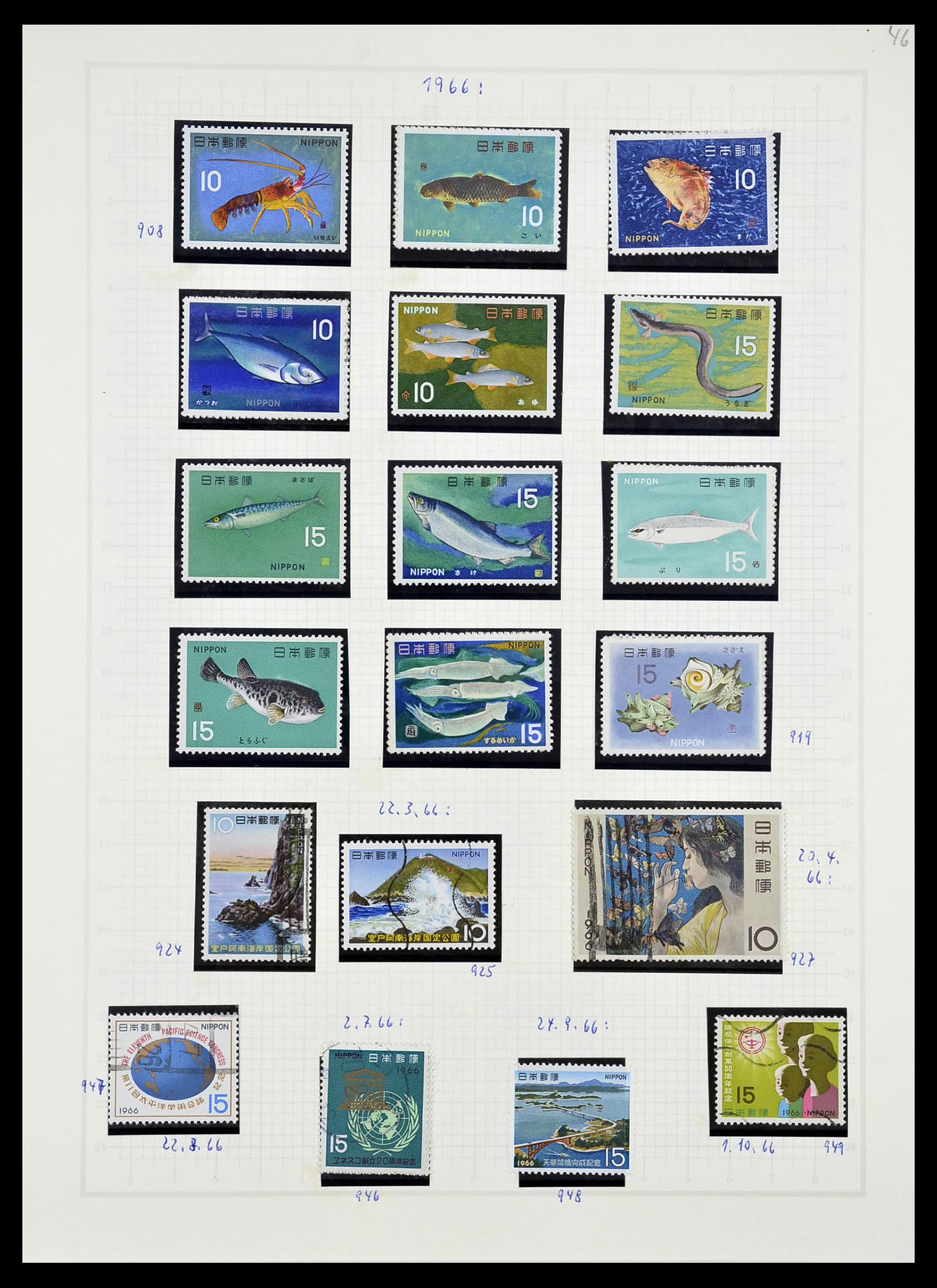 34226 060 - Postzegelverzameling 34226 Japan 1871-1998.