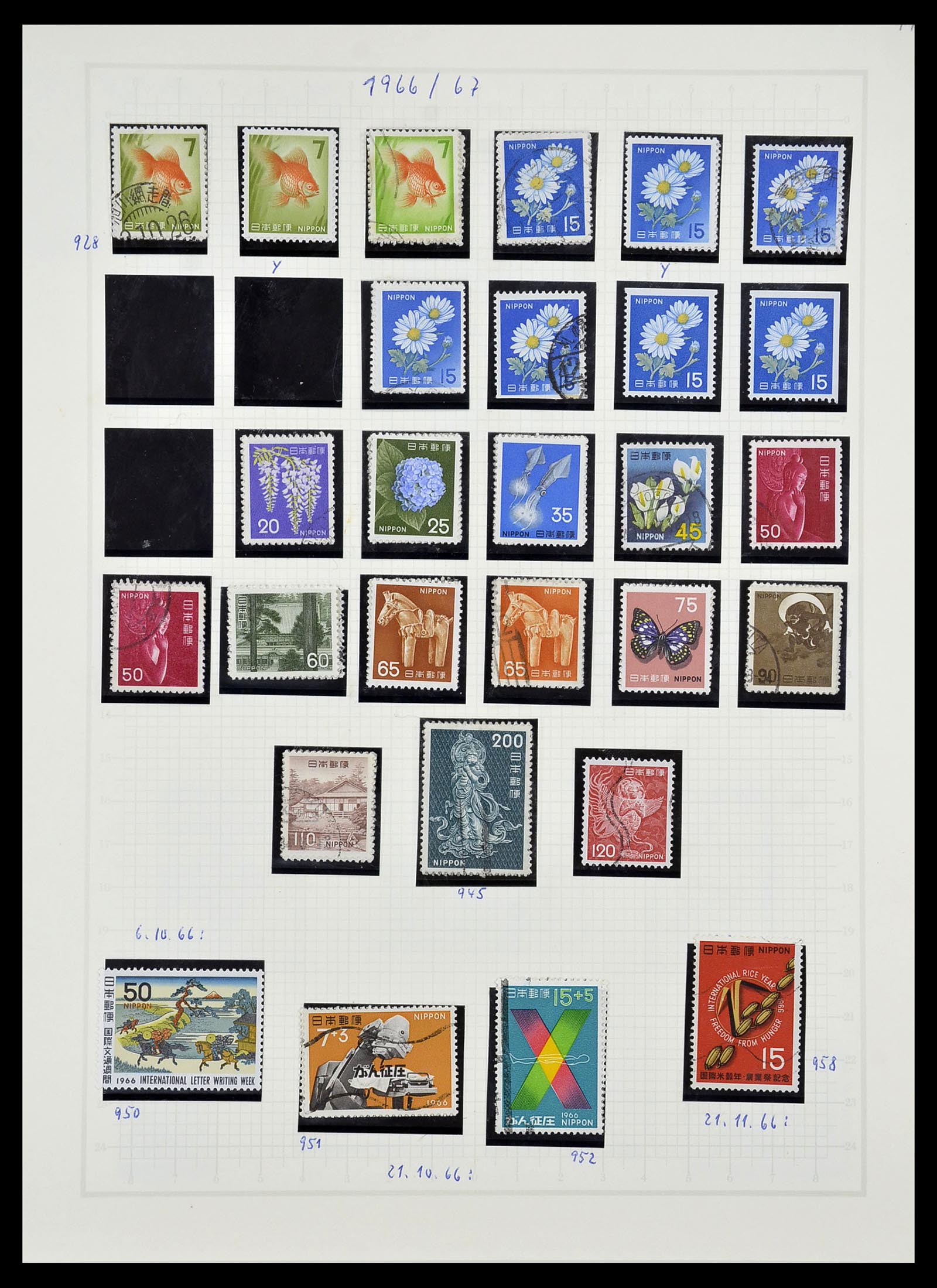 34226 061 - Postzegelverzameling 34226 Japan 1871-1998.