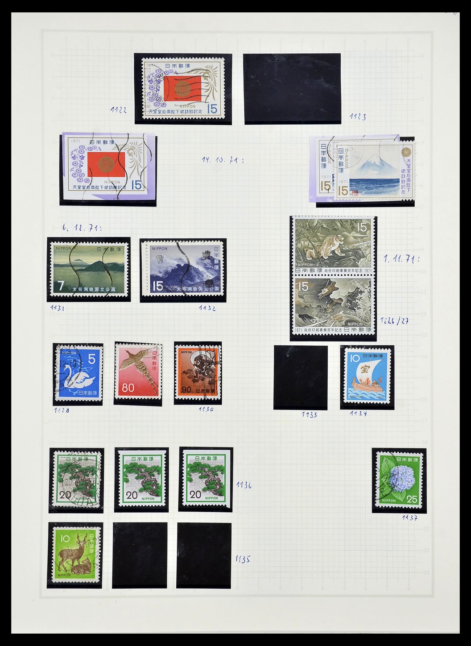 34226 080 - Postzegelverzameling 34226 Japan 1871-1998.