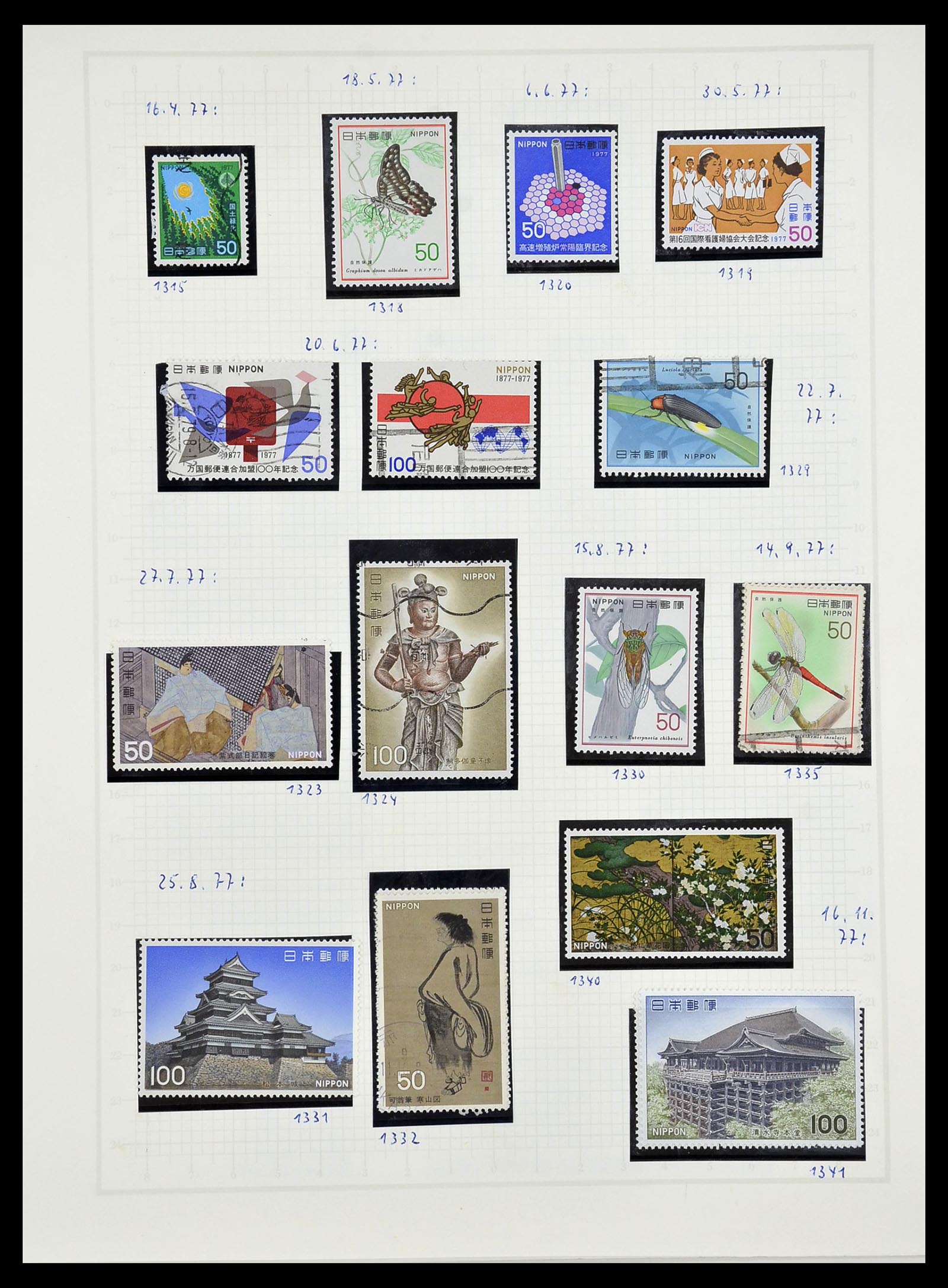 34226 098 - Postzegelverzameling 34226 Japan 1871-1998.