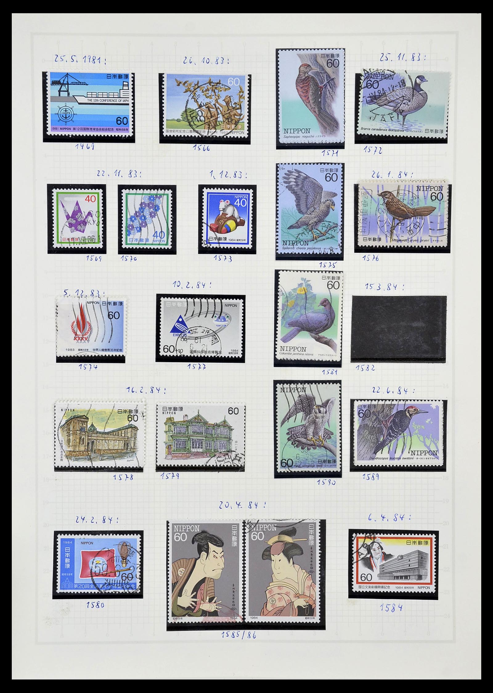 34226 229 - Postzegelverzameling 34226 Japan 1871-1998.