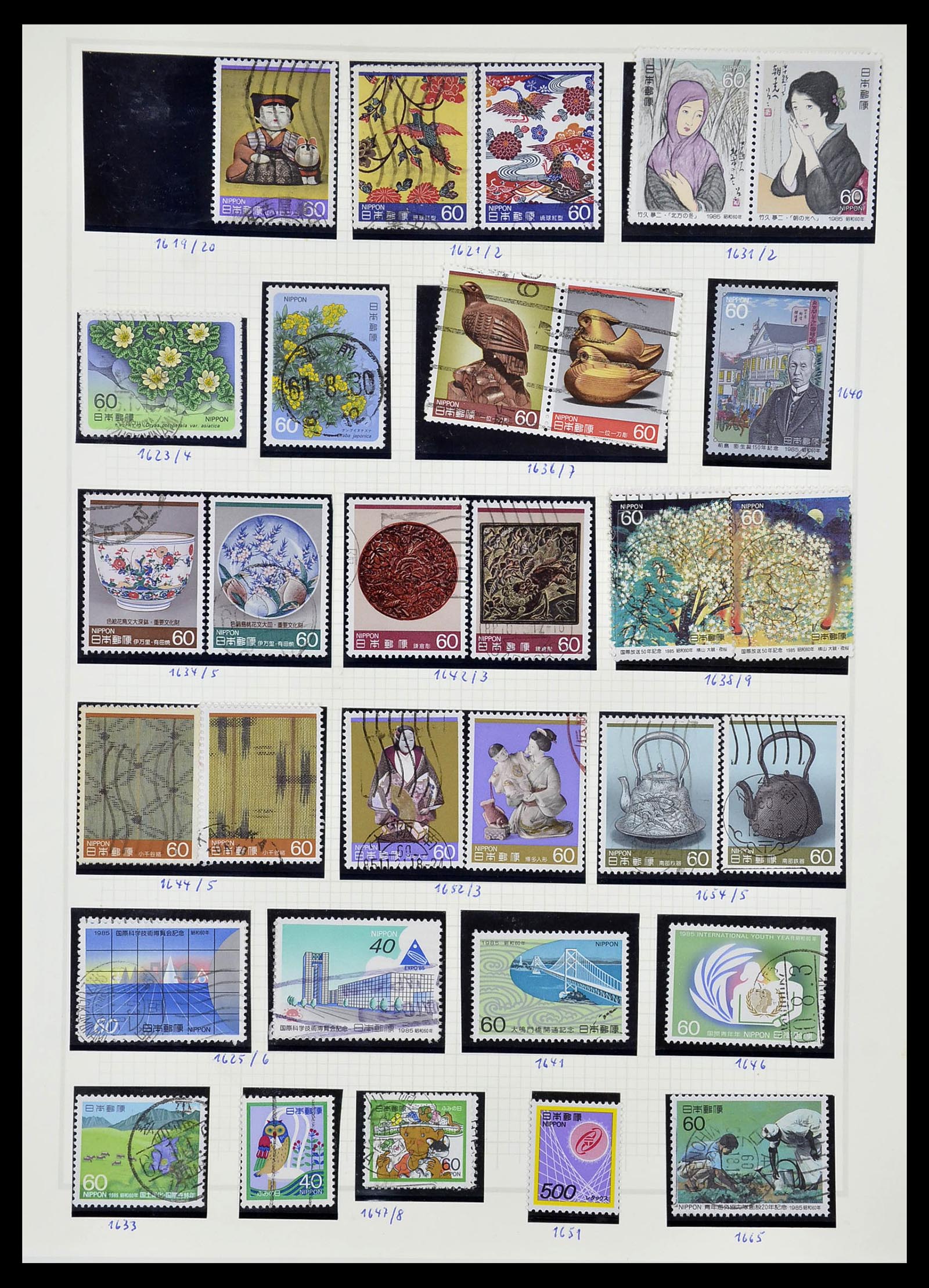 34226 233 - Postzegelverzameling 34226 Japan 1871-1998.