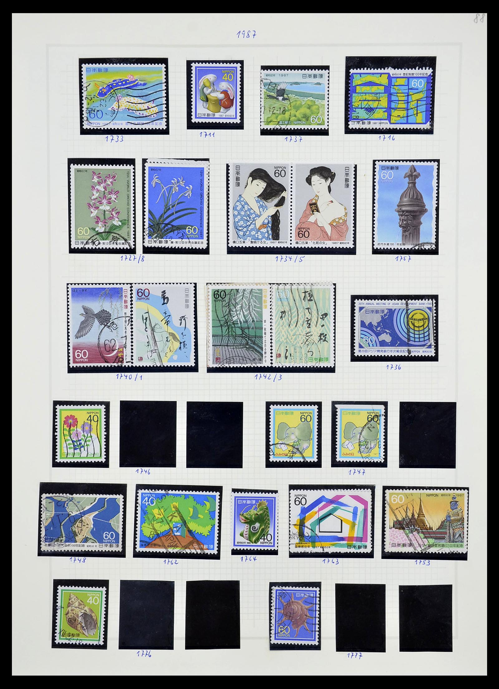 34226 241 - Stamp collection 34226 Japan 1871-1998.
