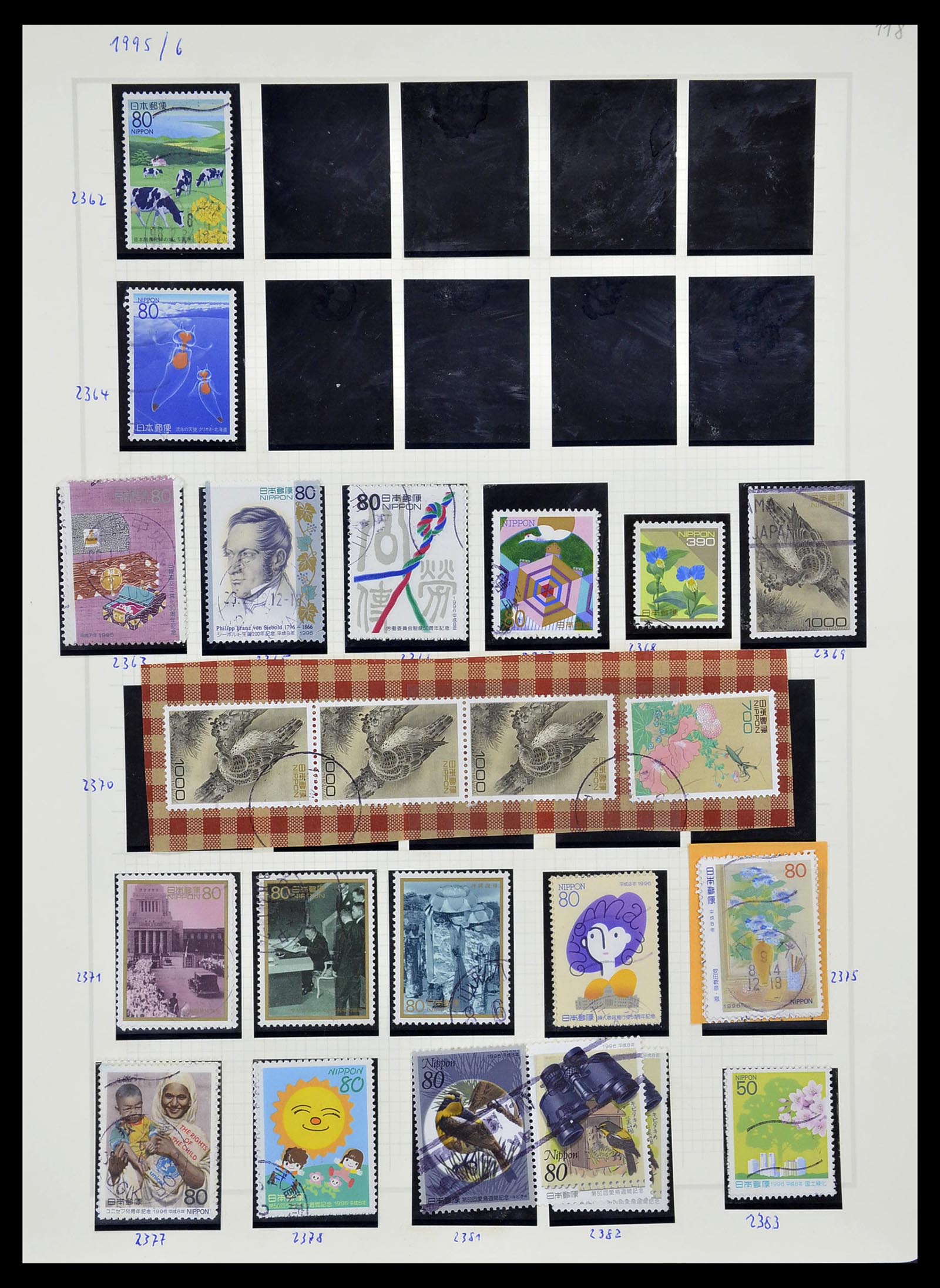 34226 287 - Postzegelverzameling 34226 Japan 1871-1998.