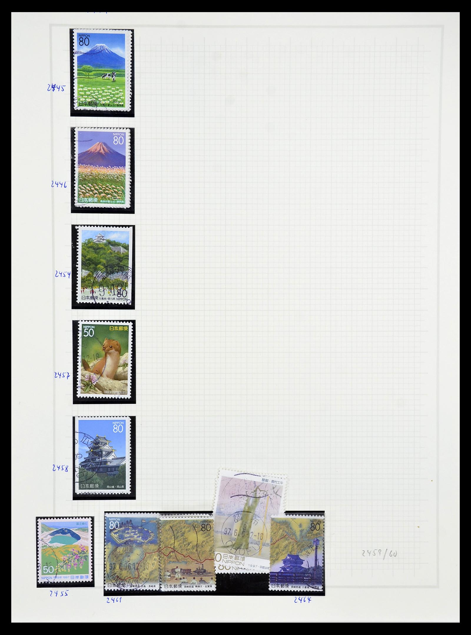 34226 297 - Postzegelverzameling 34226 Japan 1871-1998.