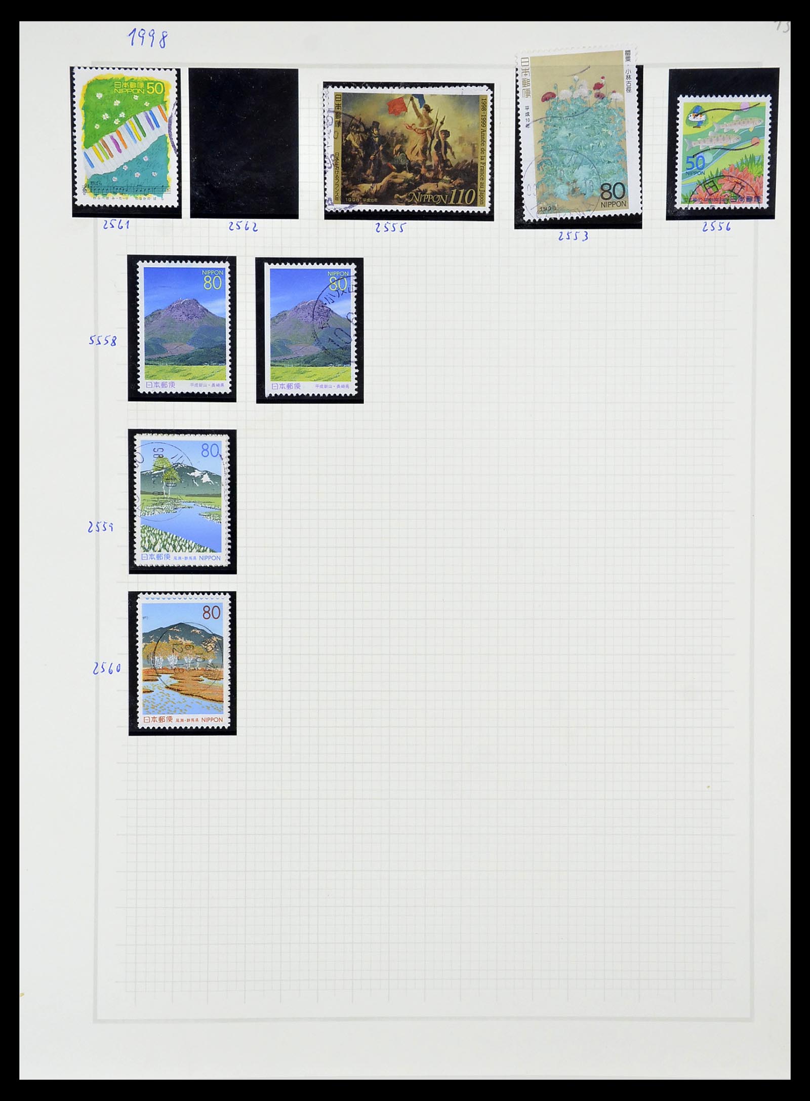 34226 309 - Postzegelverzameling 34226 Japan 1871-1998.