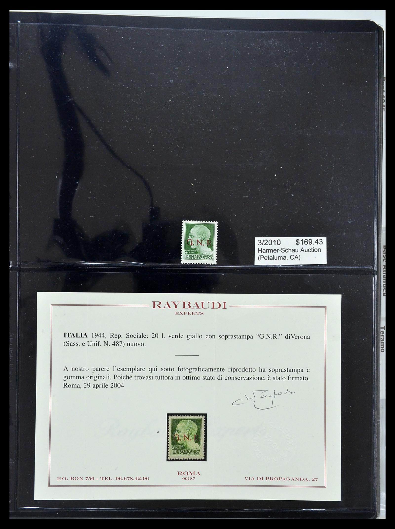 34227 004 - Postzegelverzameling 34227 Italië R.S.I. 1943-1945.