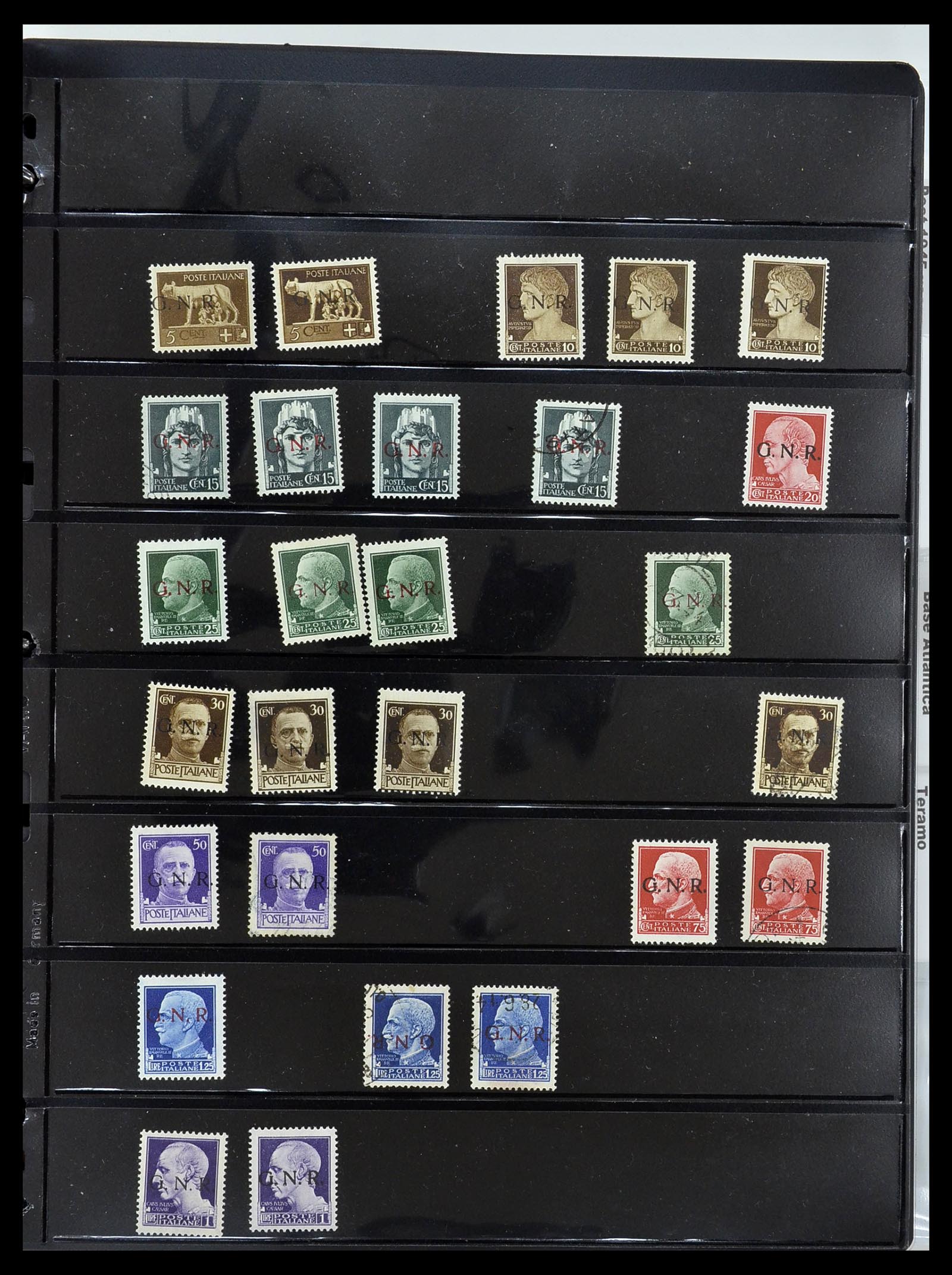 34227 008 - Postzegelverzameling 34227 Italië R.S.I. 1943-1945.