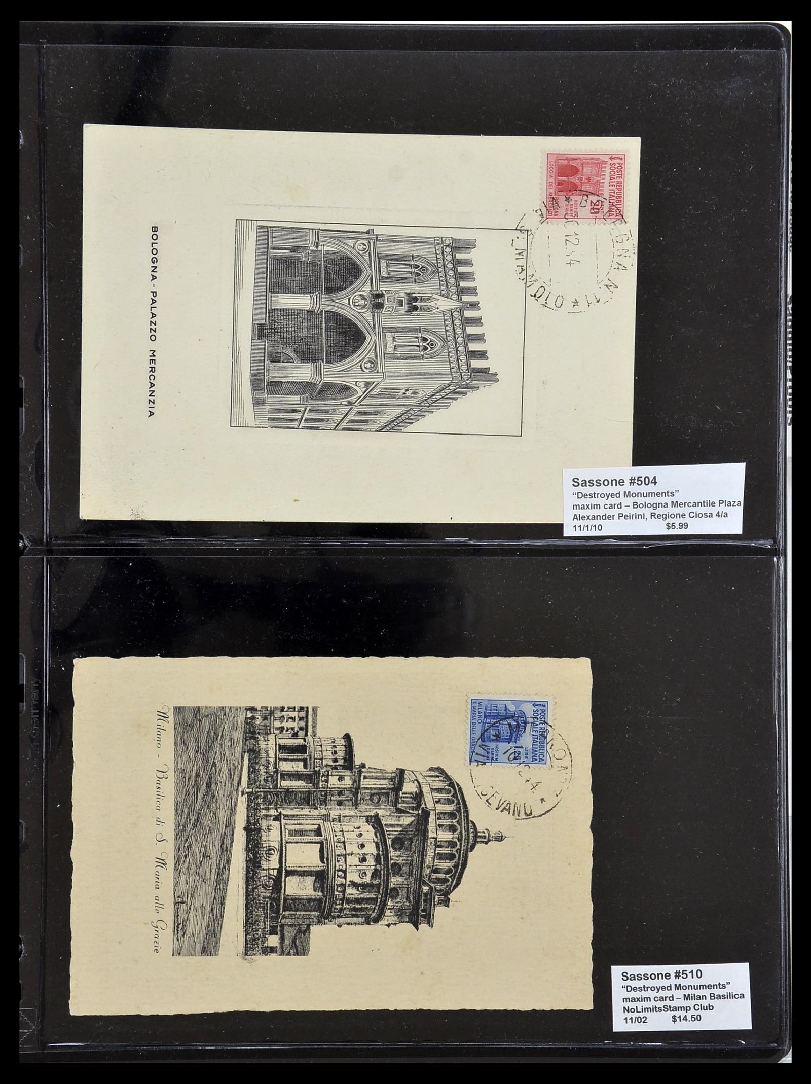 34227 028 - Stamp collection 34227 Italy R.S.I. 1943-1945.