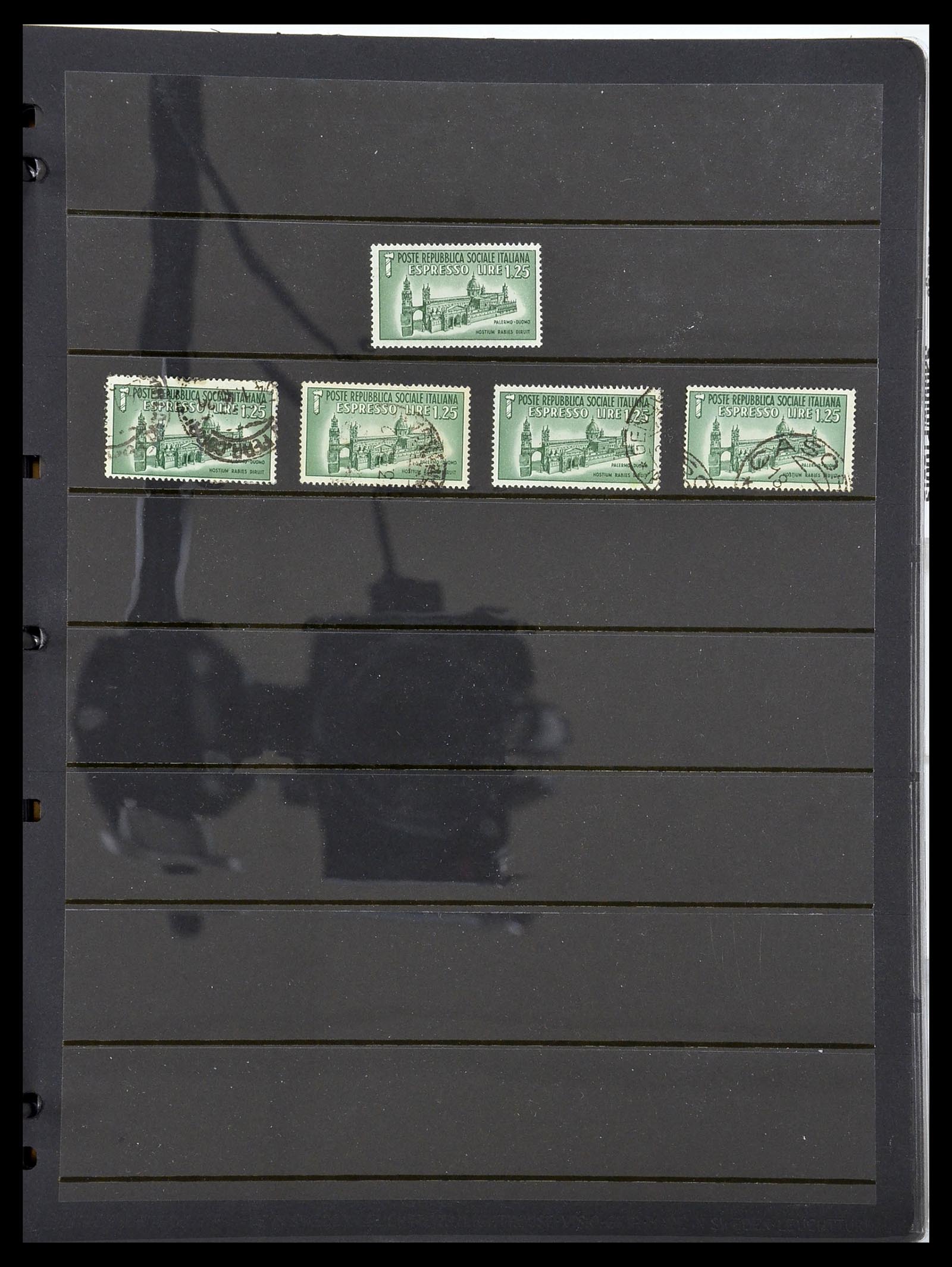 34227 038 - Postzegelverzameling 34227 Italië R.S.I. 1943-1945.