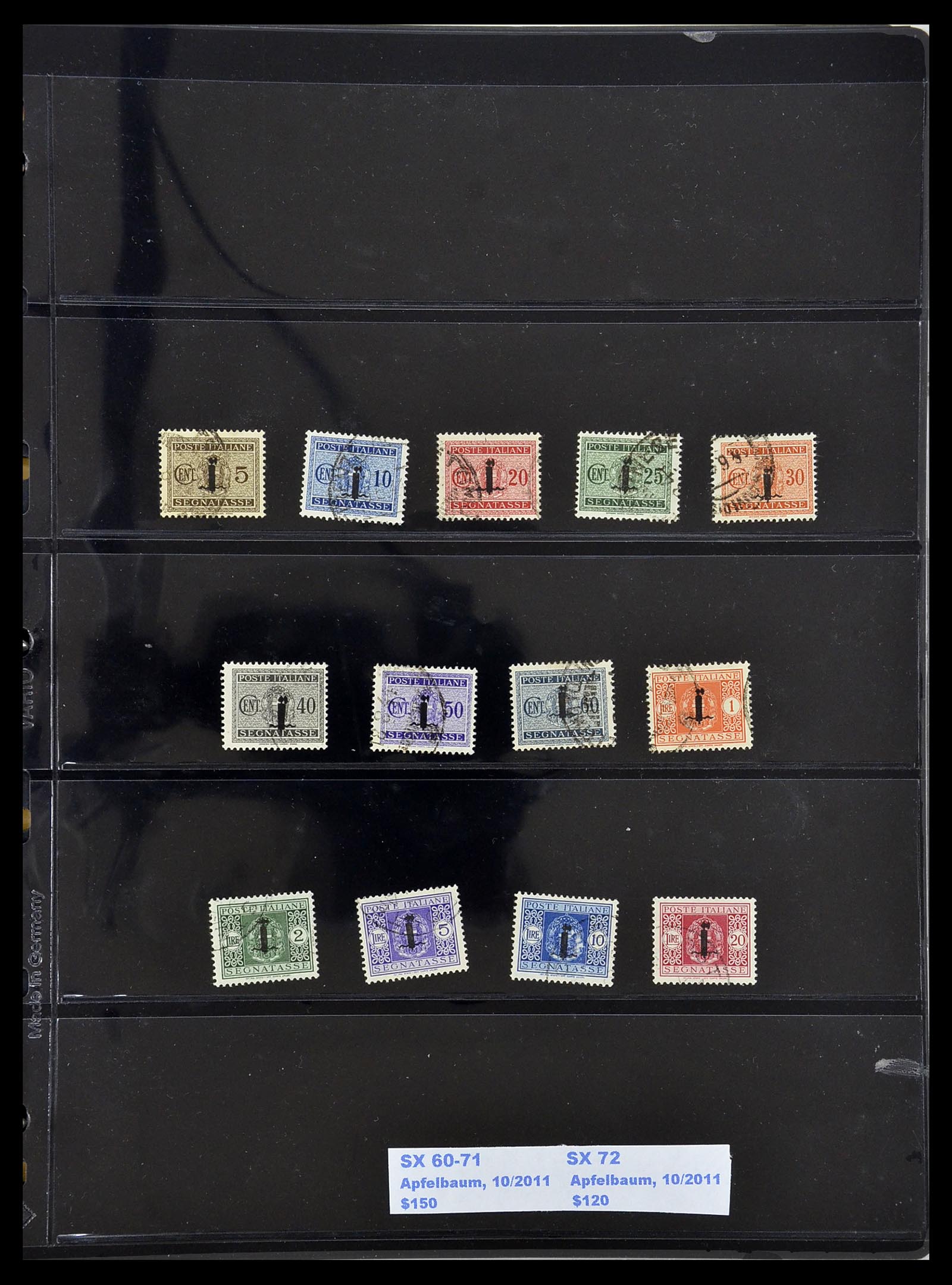 34227 044 - Postzegelverzameling 34227 Italië R.S.I. 1943-1945.