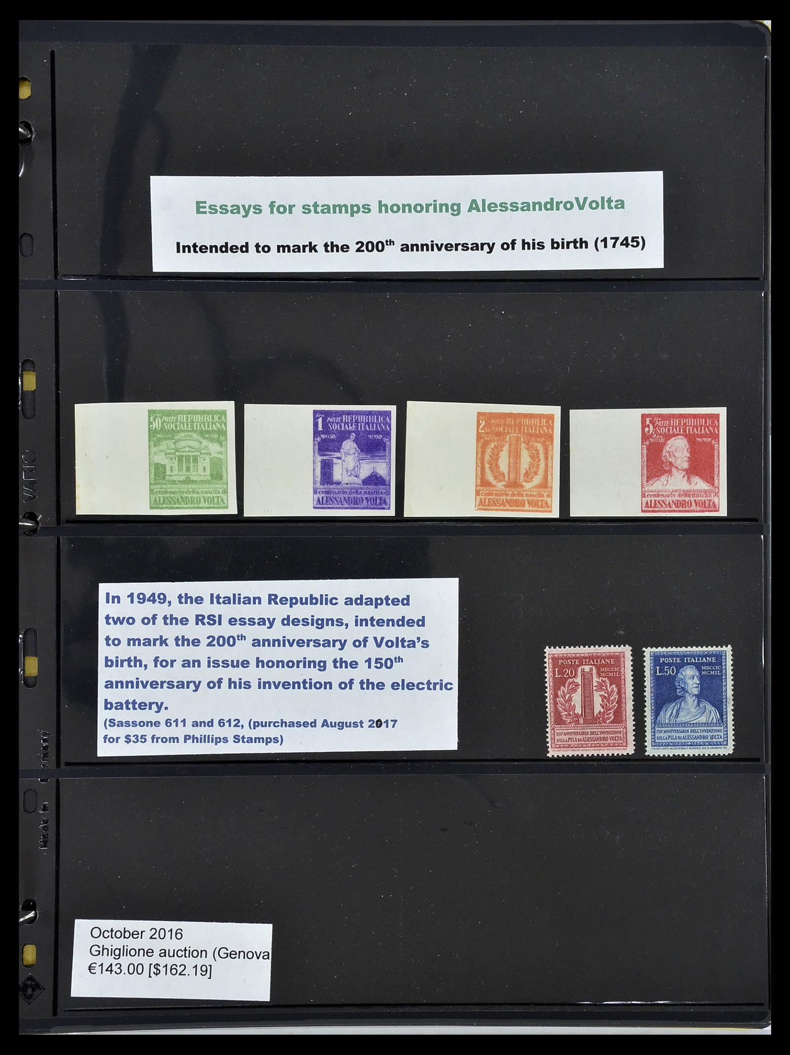 34227 058 - Postzegelverzameling 34227 Italië R.S.I. 1943-1945.